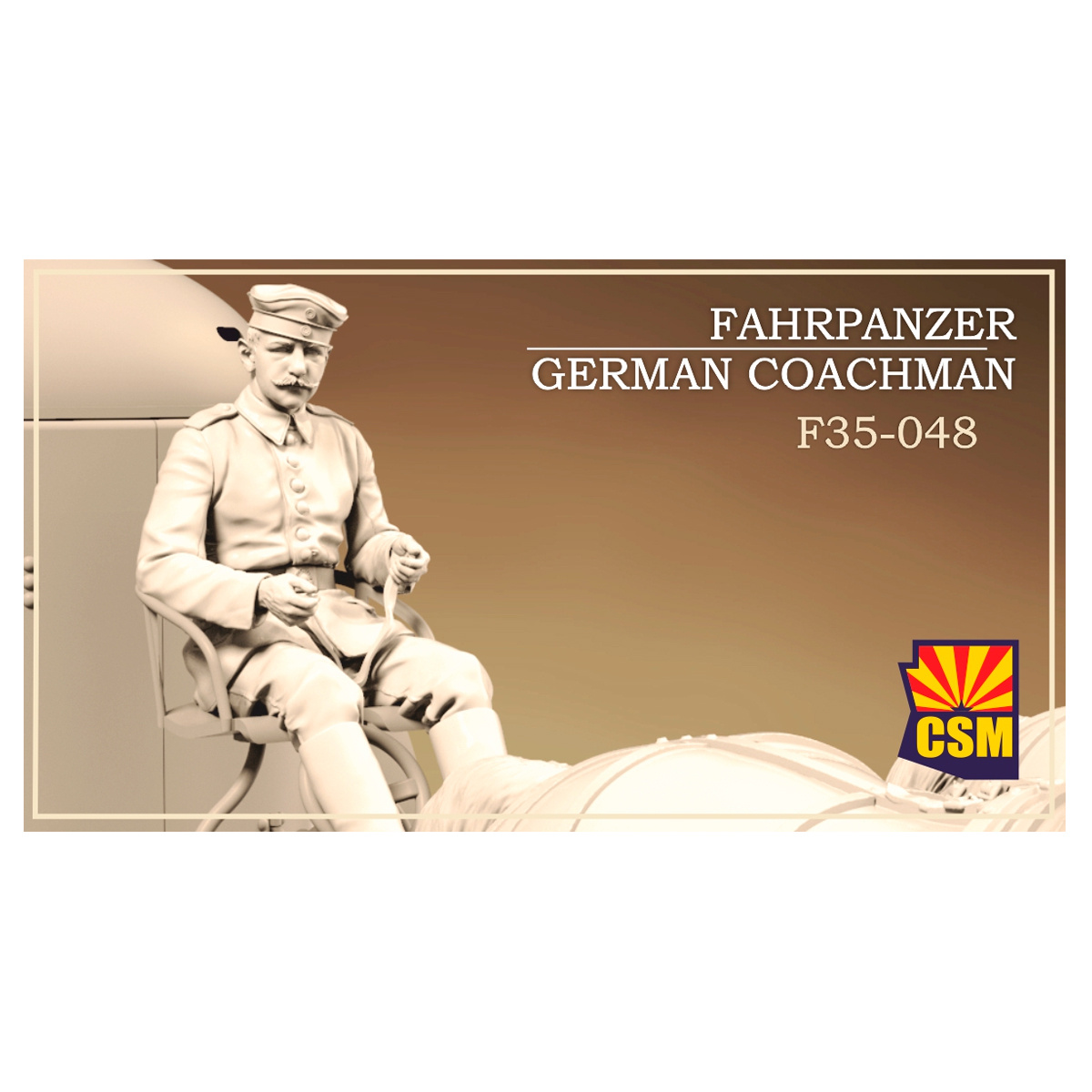 F35-048 Copper State Models 1/35 Немецкий кучер для Fahrpanzer