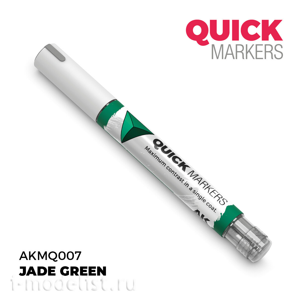 AKMQ007 AK Interactive Маркер QUICK MARKER - Нефритово-зелёный / Jade Green