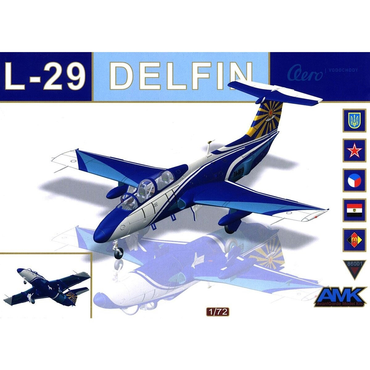 86001 AMK 1/72 Самолёт L-29 Delfin
