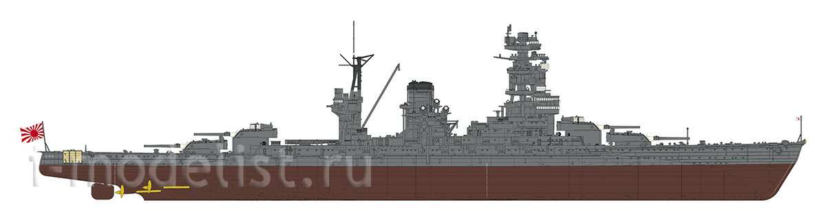 40105 Hasegawa 1/350 Линкор IJN Battleship Nagato 