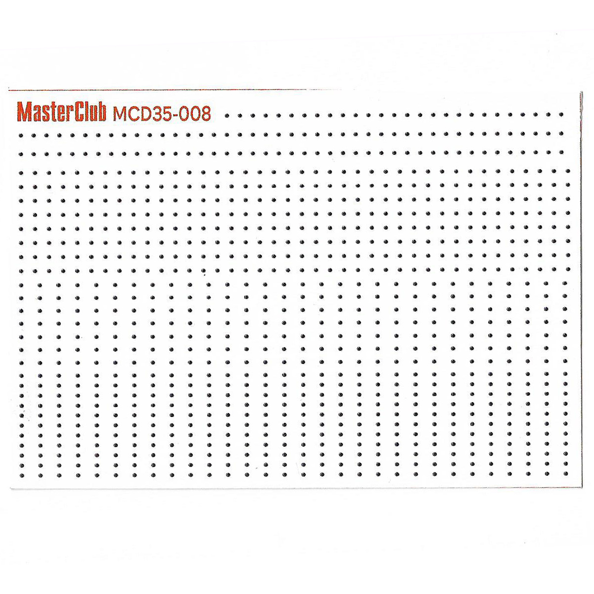 MCD35-008 MasterClub 1/35 3D Декаль Сферические заклепки диаметром 0.7 мм