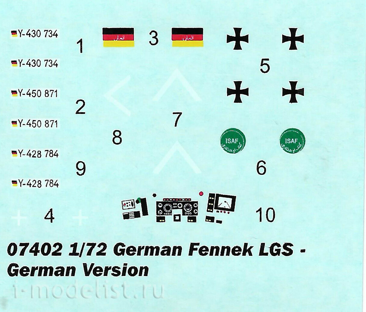 07402 Трубач 1/72 Бронетранспортёр German Fennek LGS - German Version