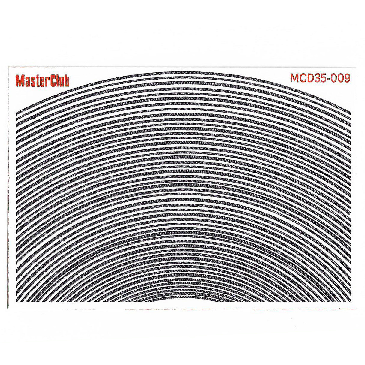 MCD35-009 MasterClub 1/35 3D Декаль Сварные швы среднего радиуса выполненные методом ручной сварки