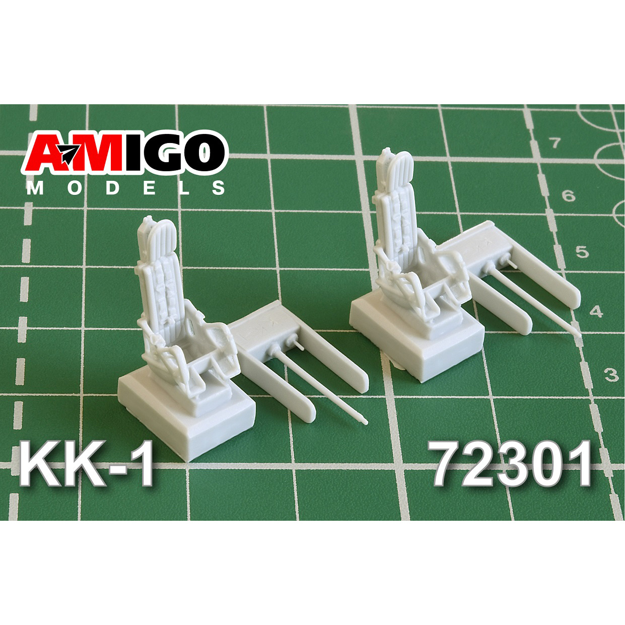 АМG72301 Amigo Models 1/72 Катапультируемое кресло КК-1, раннее