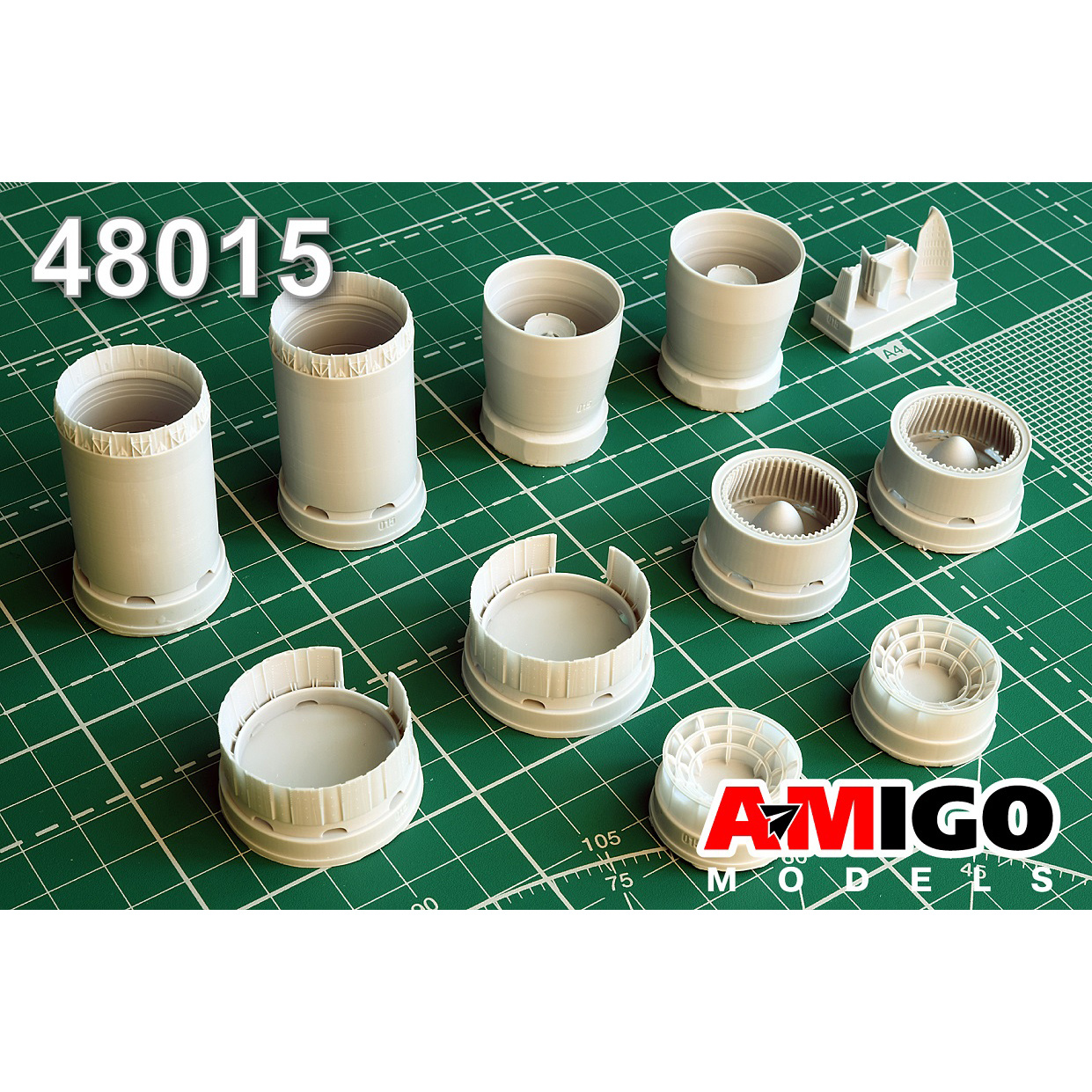 AMG48015 Amigo Models 1/48 МiGG-25ПД Реактивные сопла двигателя Р15Б-300