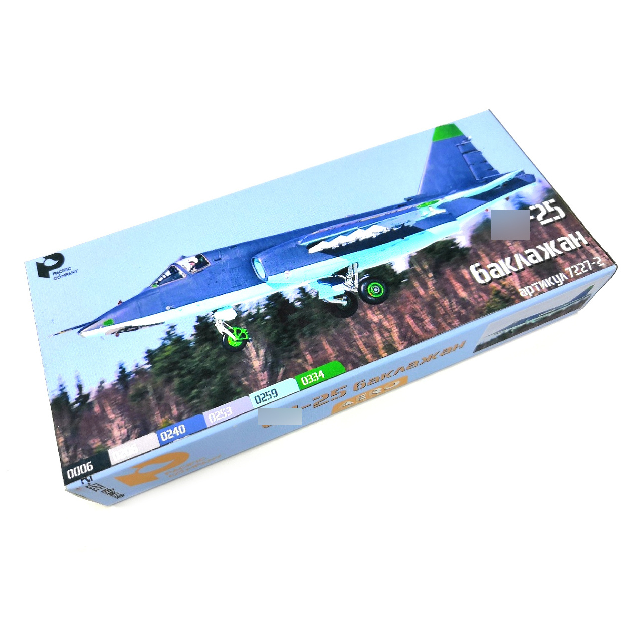 7227-2 Pacific88 Набор красок AERO для С-25 баклажан
