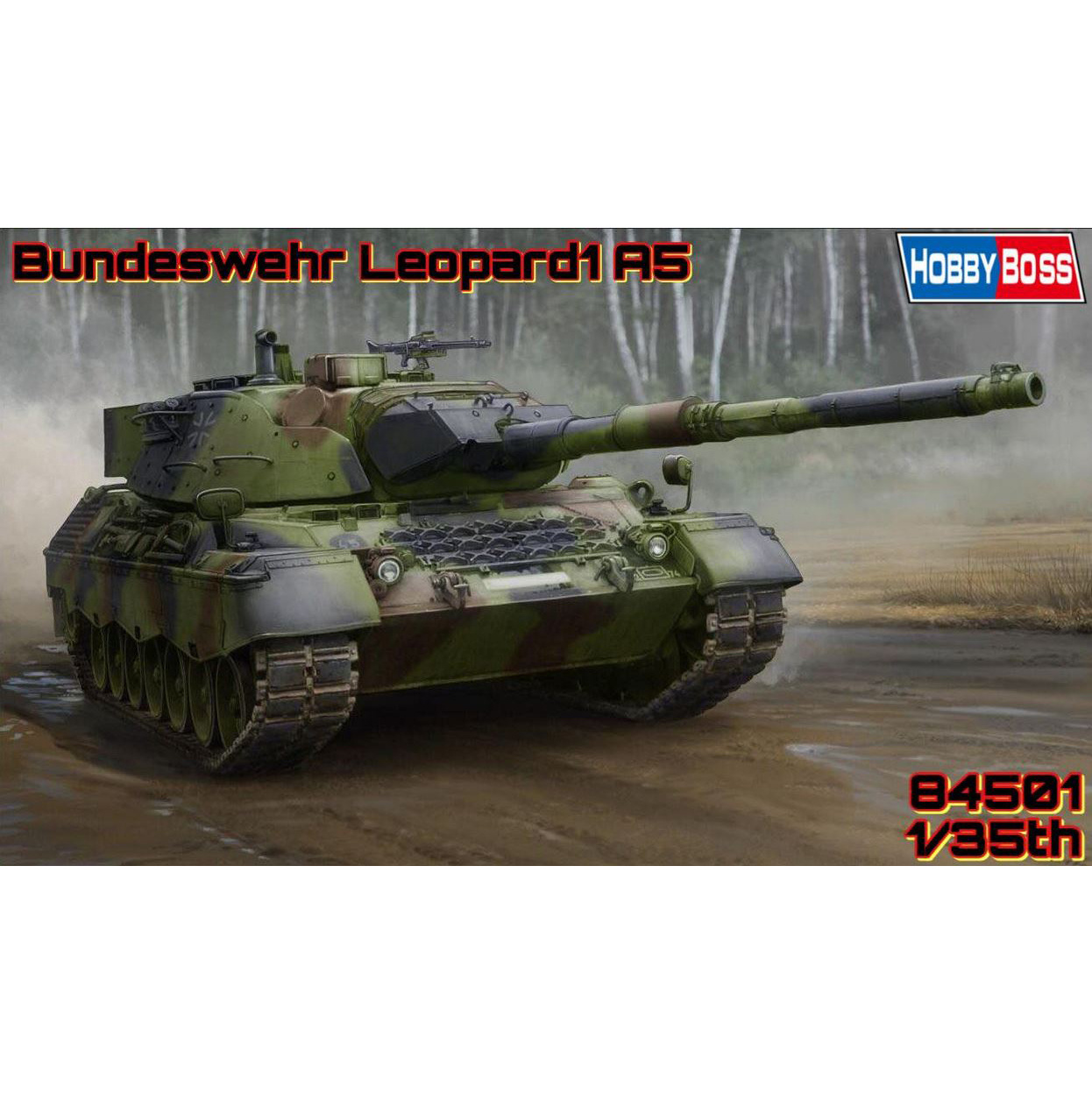 84501 HobbyBoss 1/35 Танк Leopard 1A5 MBT