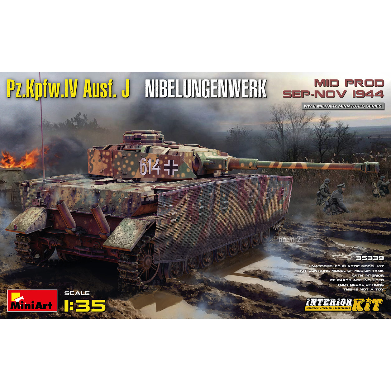 35339 MiniArt 1/35 Танк Pz.Kpfw.IV Ausf. J Nibelungenwerk