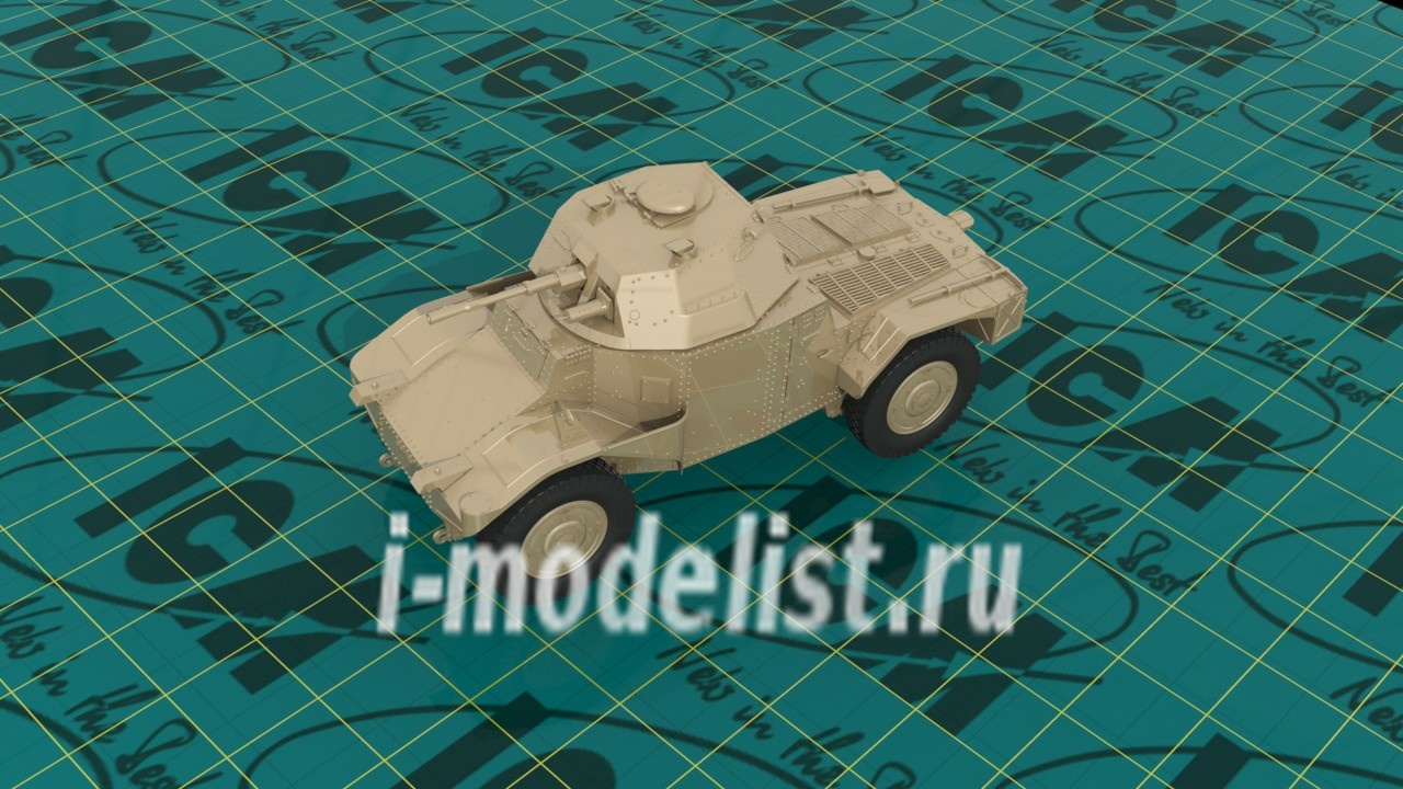 35374 ICM 1/35 Panzerspähwagen P 204 (f), WWII German Armoured Vehicle
