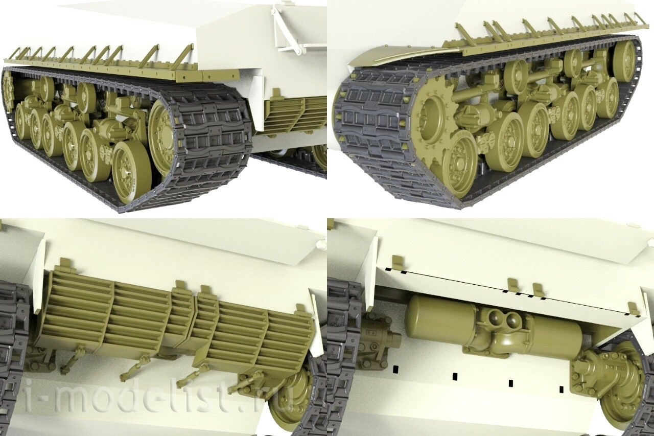 35060 Fury Models 1/35 Конверсионный набор M4A2 (76)W HVSS