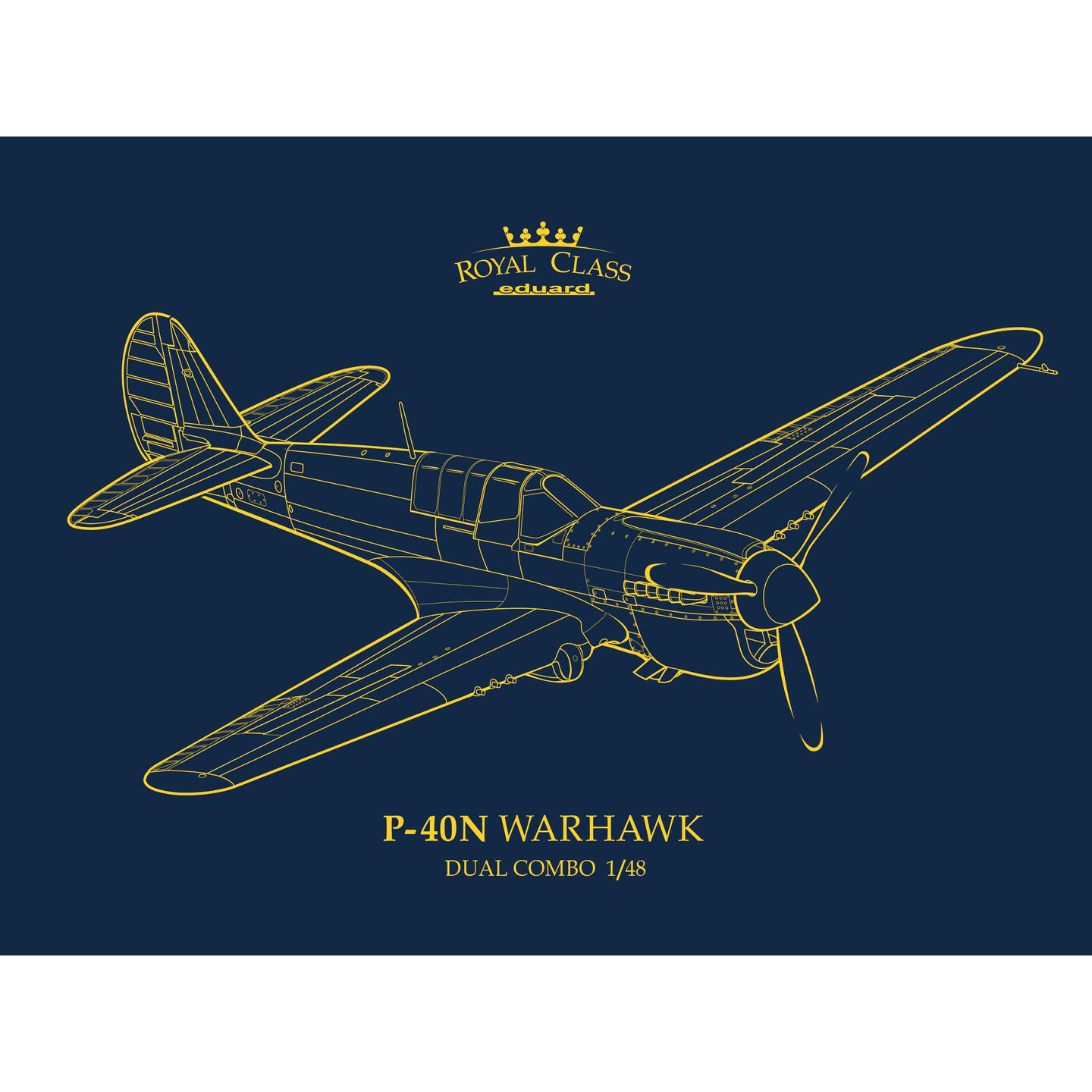 R0025 Eduard 1/48 Двойной комбо-набор P-40N Warhawk Royal Class