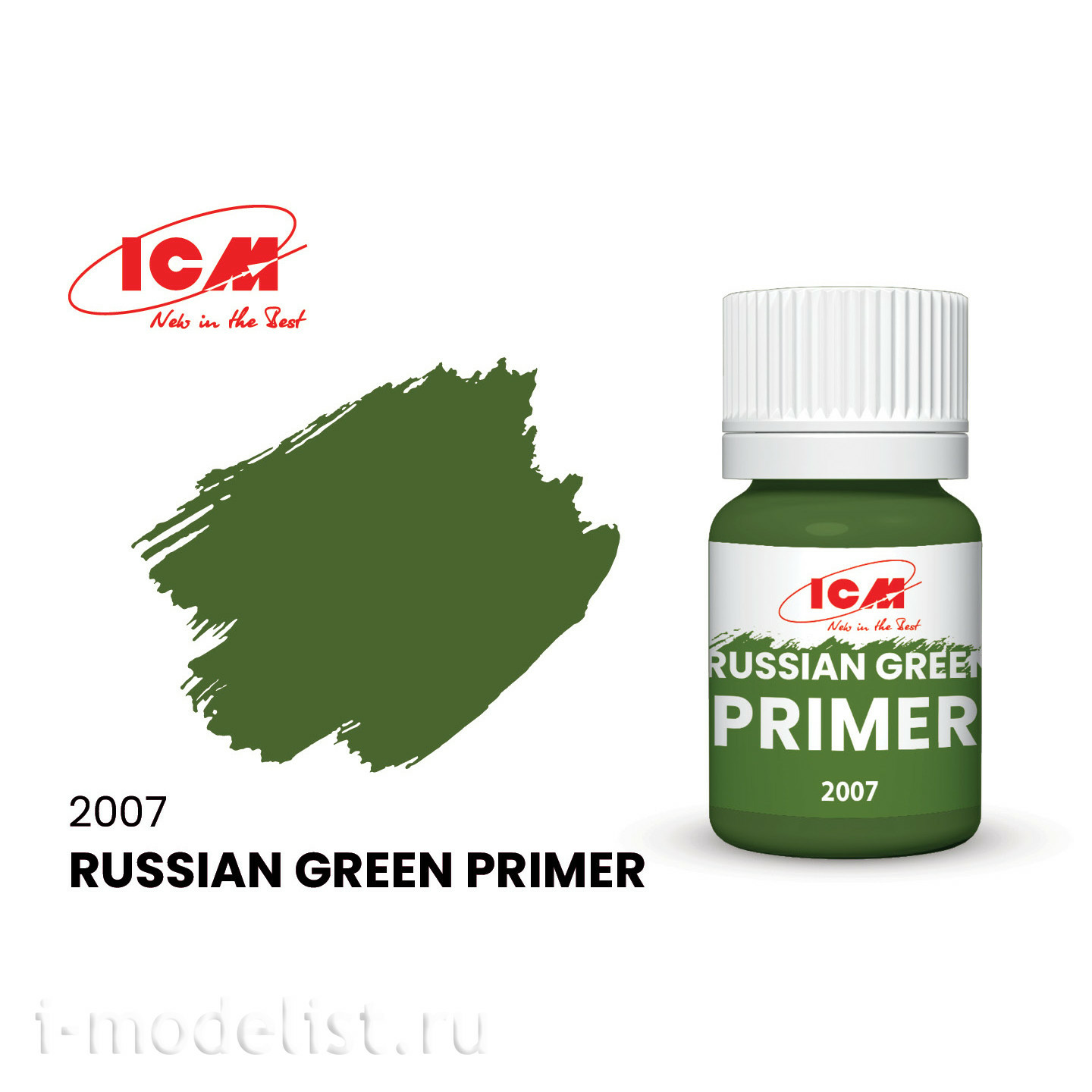 C2007 ICM Грунтовка, цвет Русский зелёный (Russian Green) 17 мл