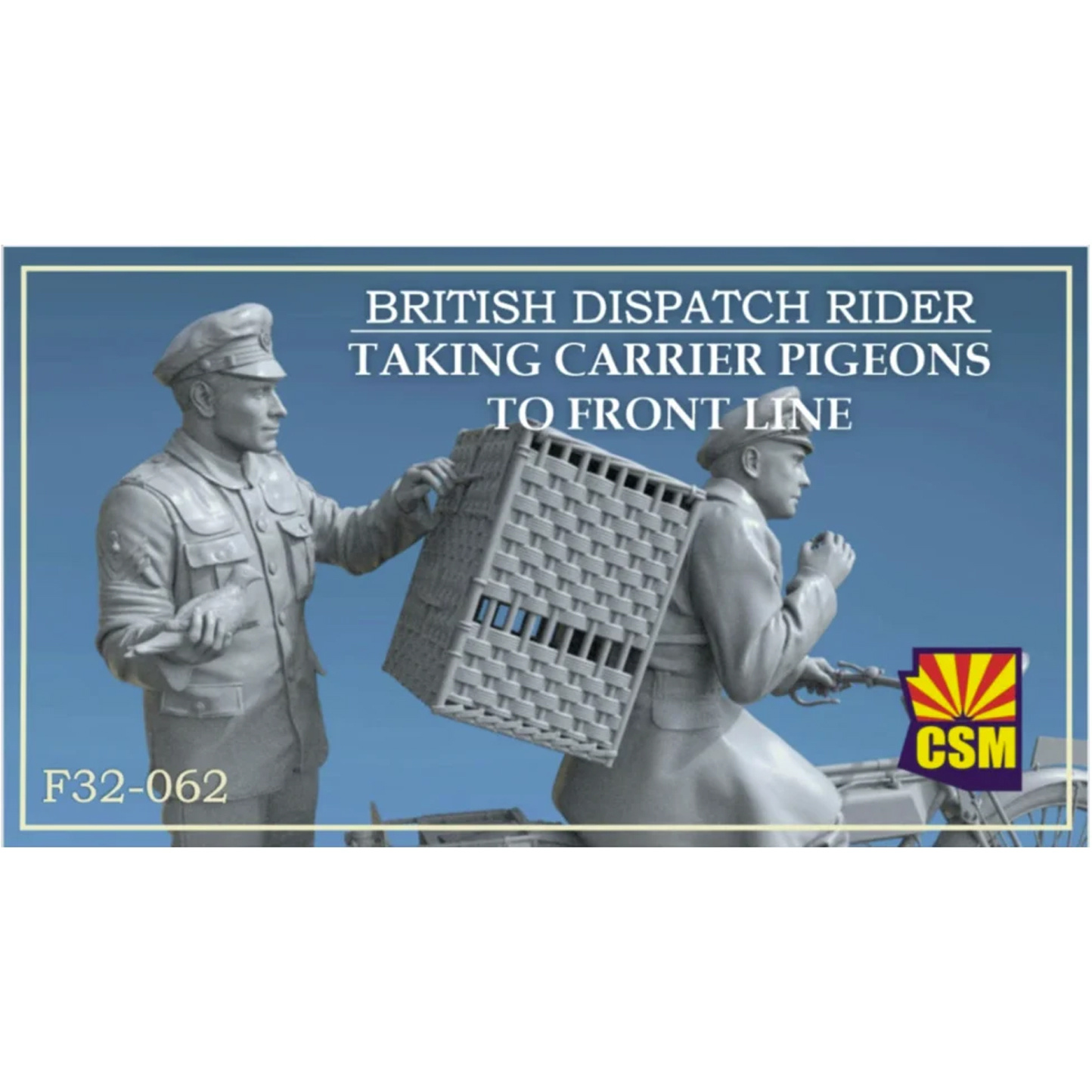 F32-062 Copper State Models 1/32 Британский связной, доставляющий почтовых голубей на передовую