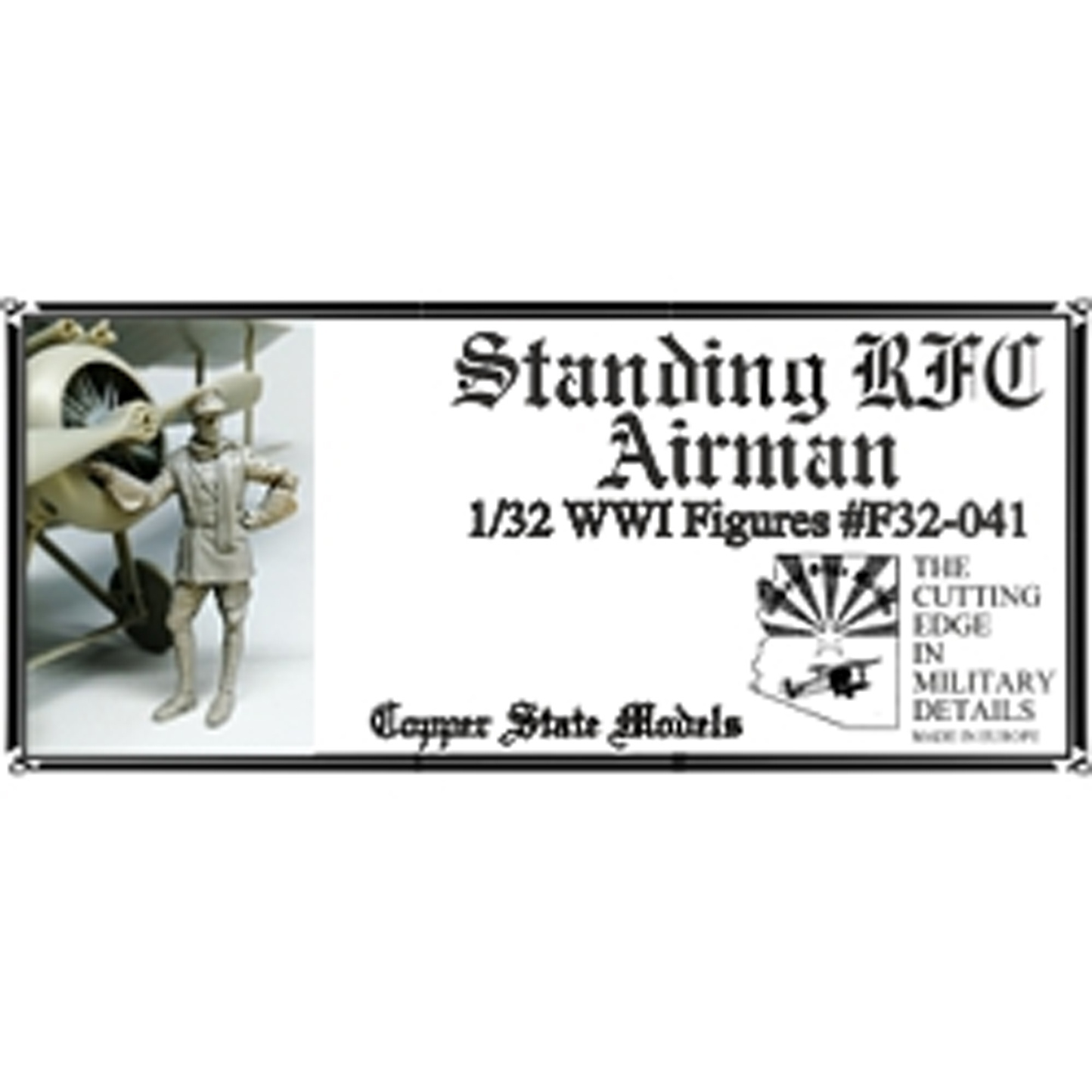 F32-041 Copper State Models 1/32 Стоящий лётчик Королевского лётного корпуса