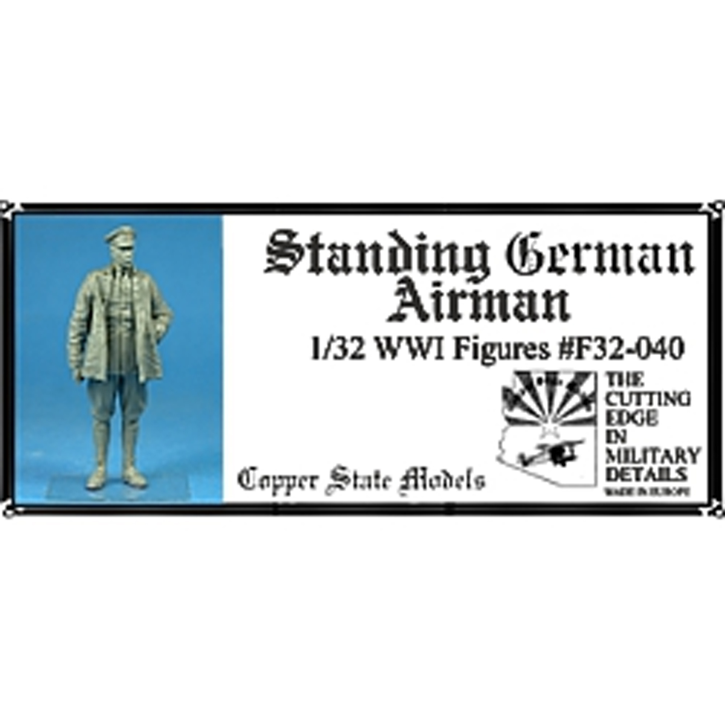 F32-040 Copper State Models 1/32 Стоящий немецкий лётчик
