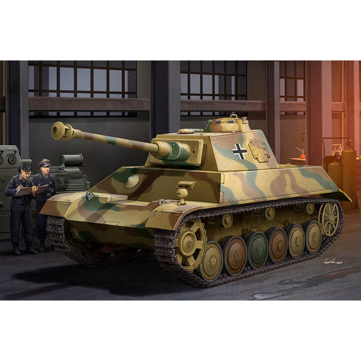 80150 HobbyBoss 1/35 Немецкий танк Pz.Kpfw.III/IV auf Einheitsfahrgestell