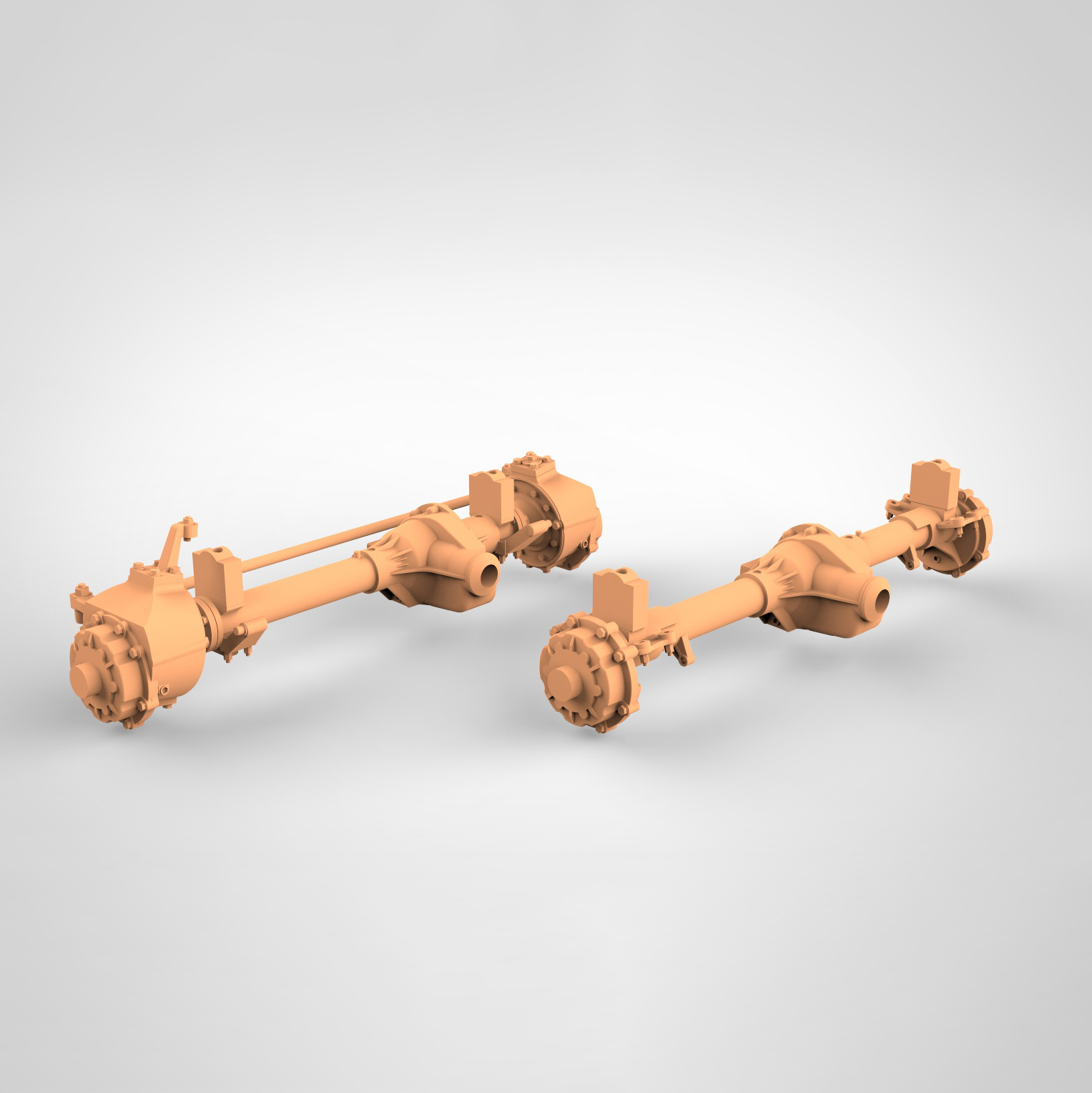 ММ35030 Моя модель 1/35 Мосты У@З с бортовым редуктором 