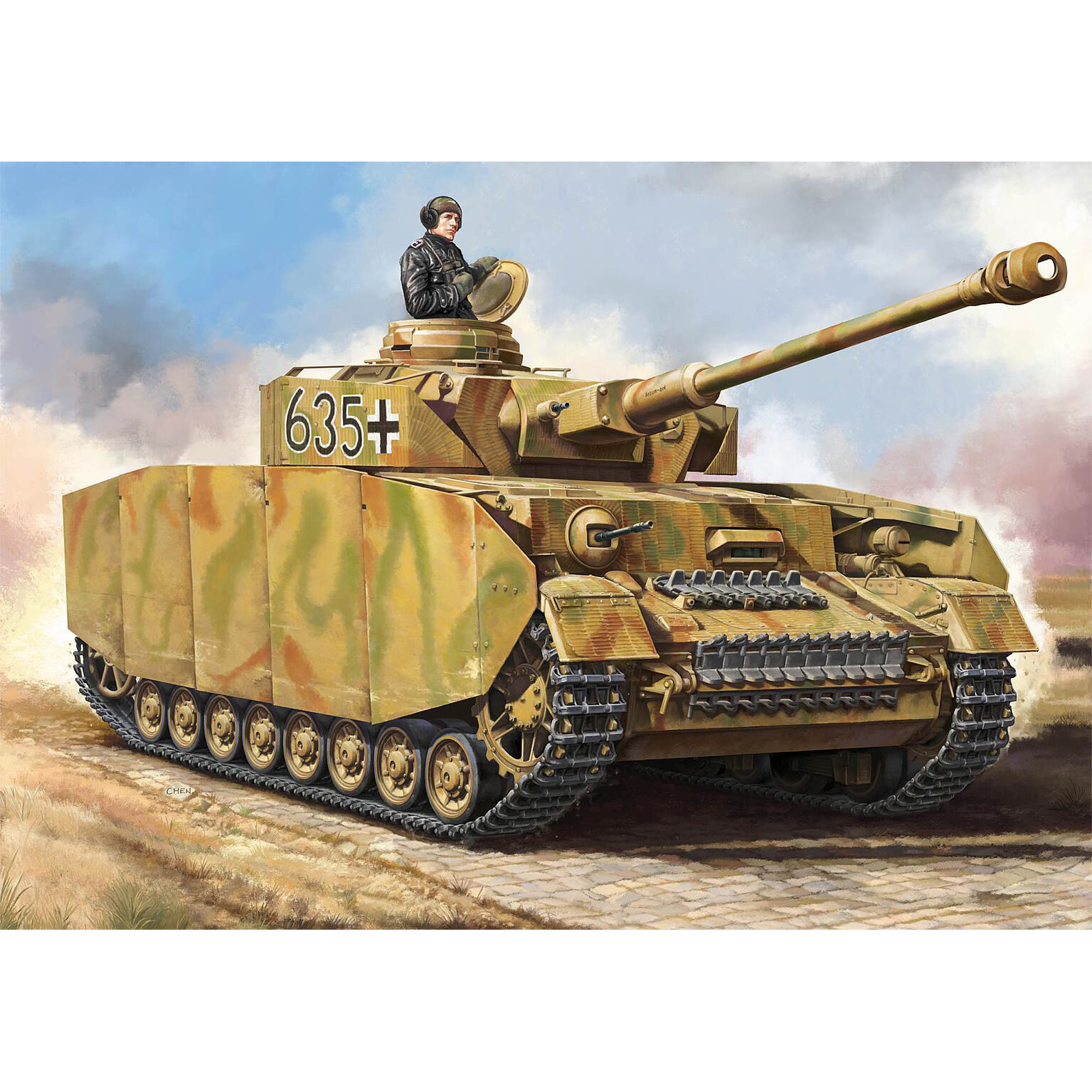 84841 HobbyBoss 1/48 Немецкий средний танк Pzkpfw IV Ausf.H
