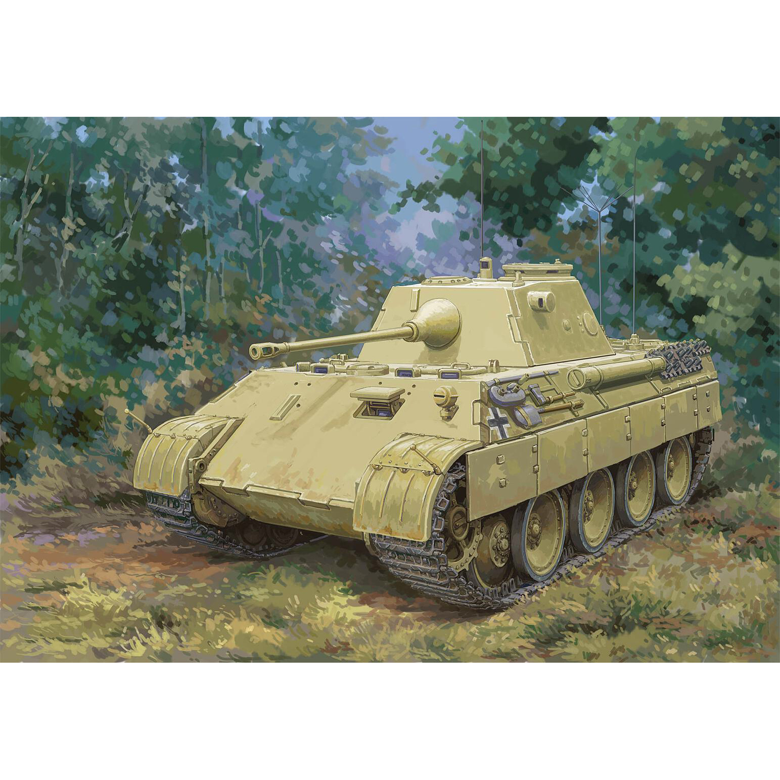 84831 Hobbyboss 1/48 Немецкий танк PzBeobWg V Ausf.A