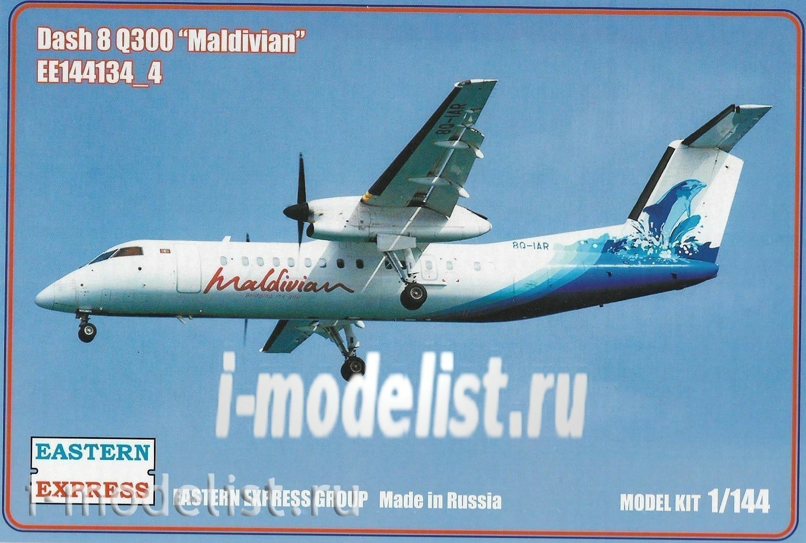 144134-4 Восточный Экспресс 1/144 Dash 8 Q300 Maldivian