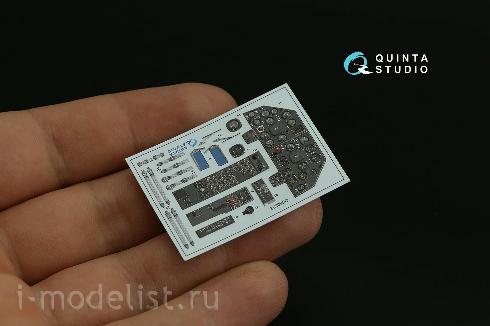 QD48322 Quinta Studio 1/48 3D Декаль интерьера кабины Мu-4 (Трубач)