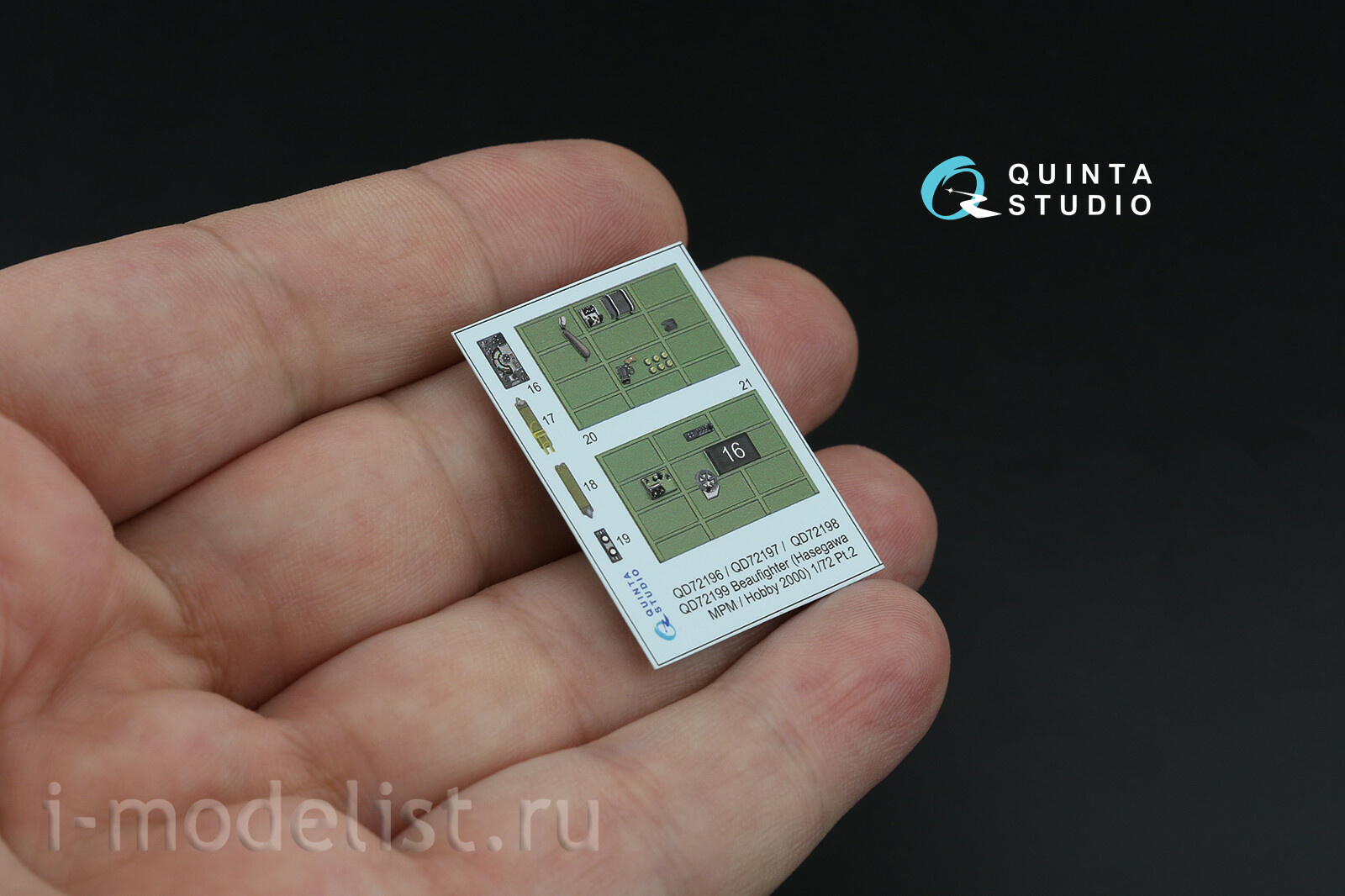 QD72197 Quinta Studio 1/72 3D Декаль интерьера кабины Bristol Beaufighter Mk.VI (Hasegawa/MPM/Hobby2000)