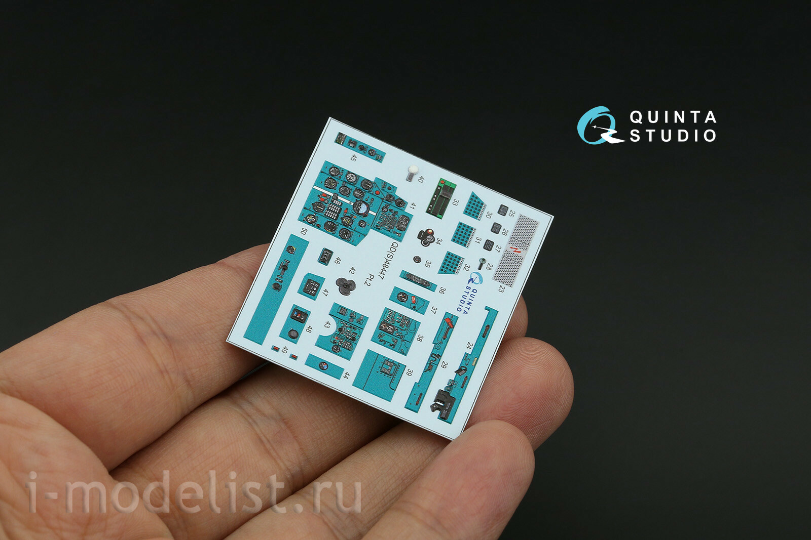 QD48447 Quinta Studio 1/48 3D Декаль интерьера кабины MiGG-21УМ (Трубач)