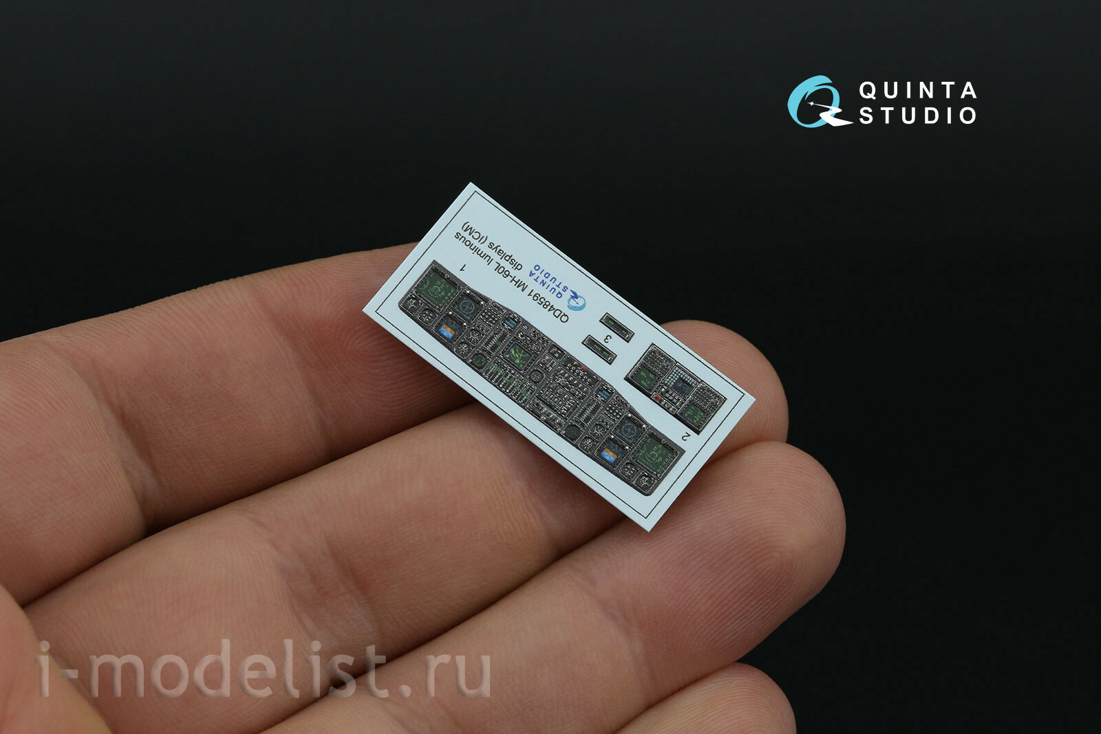 QD48591 Quinta Studio 1/48 3D Декаль MH-60L Blackhawk включенные дисплеи для наборов QD+48590/QDS-48590 (ICM)