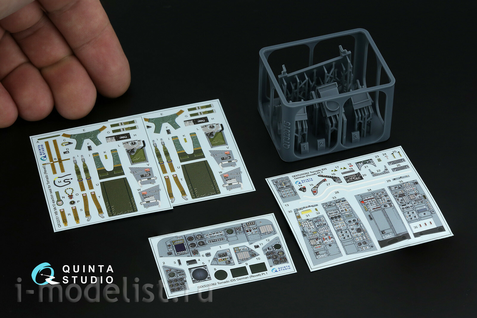 QD+32262 Quinta Studio 1/32 3D Декаль интерьера кабины Tornado IDS (ВВС Германии) (Revell) (с 3D-печатными деталями)
