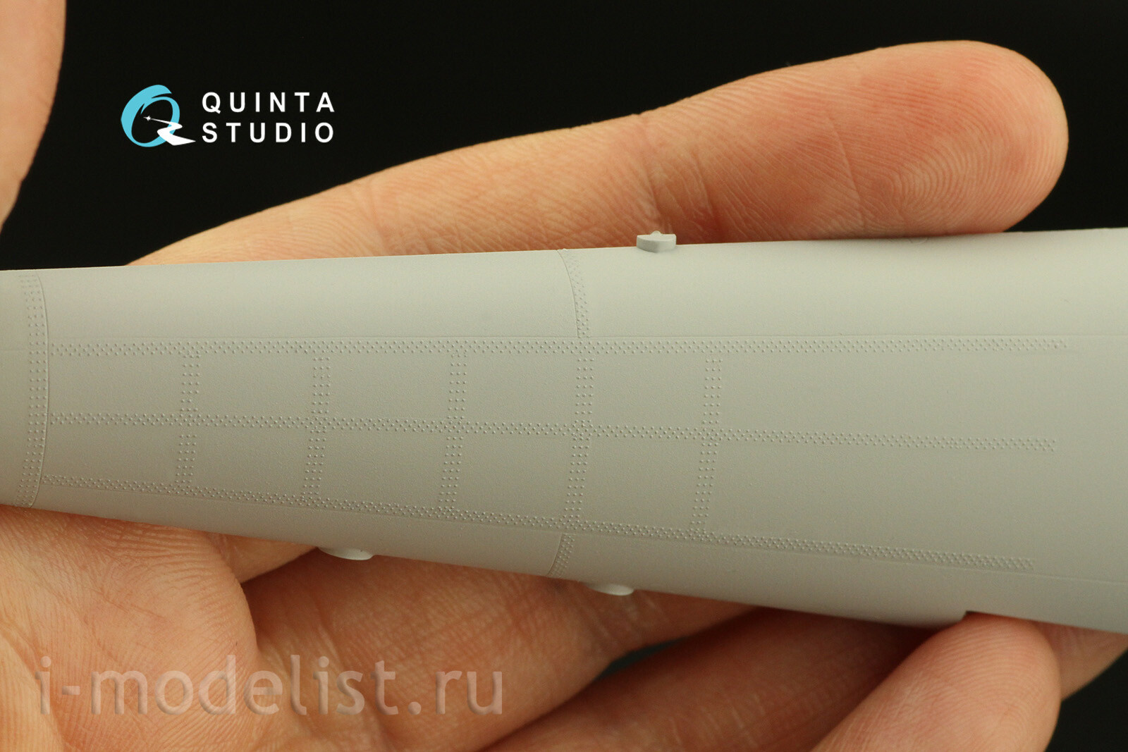 QRV-032 Quinta Studio 1/48 Тройные клепочные ряды (размер клепки 0.15 mm, интервал 0.6 mm), белые, общая длина 4.4 m
