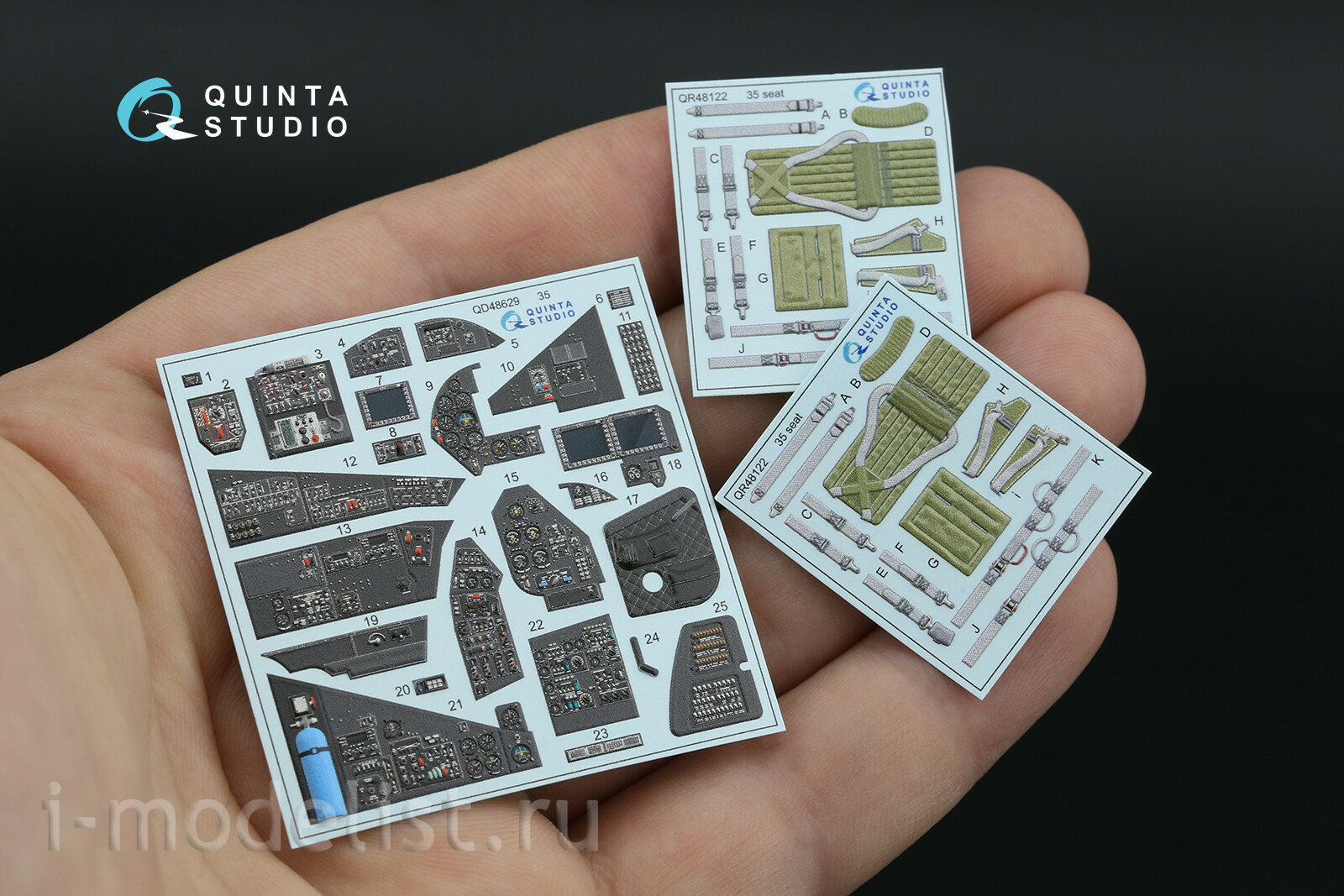 QD48629 Quinta Studio 1/48 3D Декаль интерьера кабины Mu-35 (Трубач)