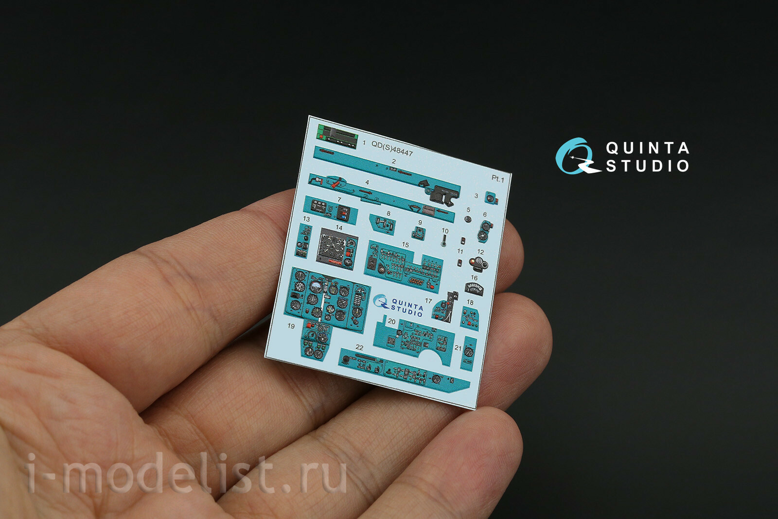 QD48447 Quinta Studio 1/48 3D Декаль интерьера кабины MiGG-21УМ (Трубач)