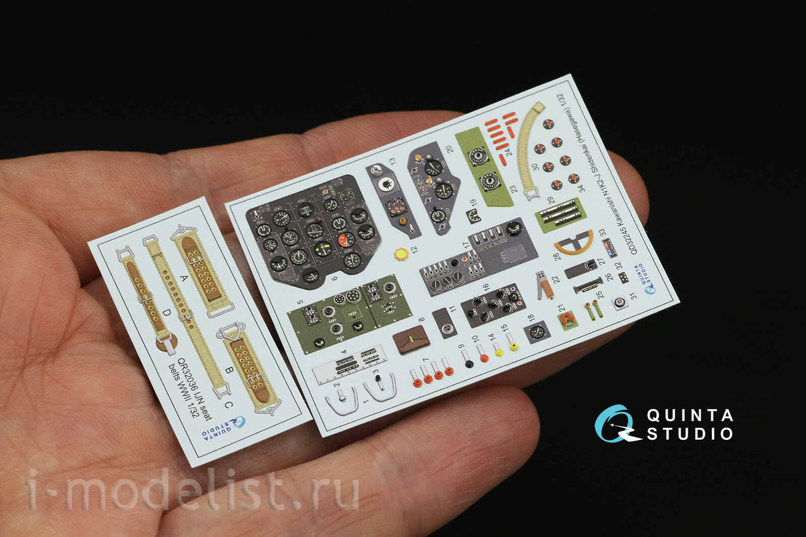 QD32245 Quinta Studio 1/32 3D Декаль интерьера кабины N1K2-J Shidenkai (Hasegawa)