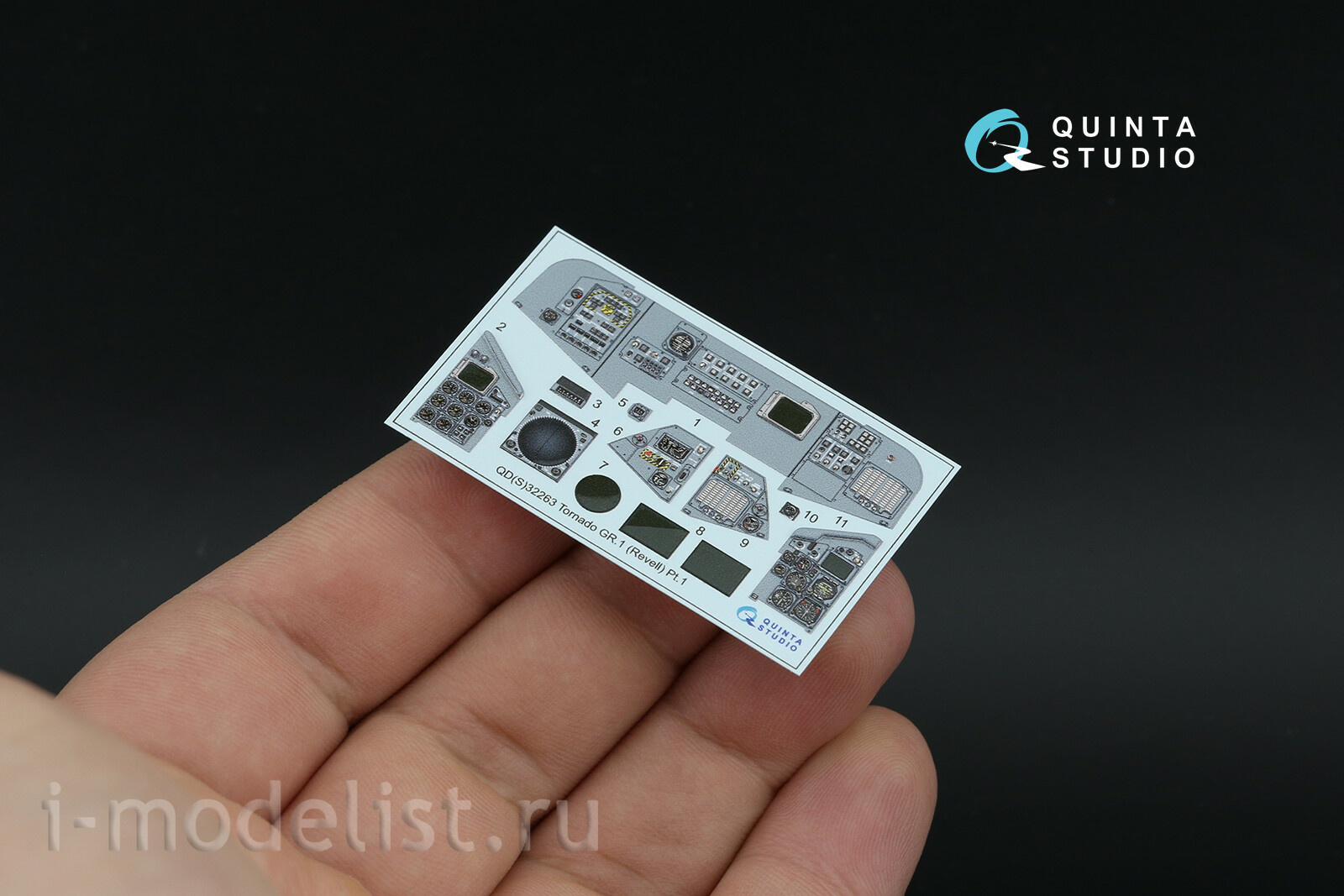 QDS+32263 Quinta Studio 1/32 3D Декаль интерьера кабины Tornado GR.1 (Revell) (с 3D-печатными деталями) (малая версия)