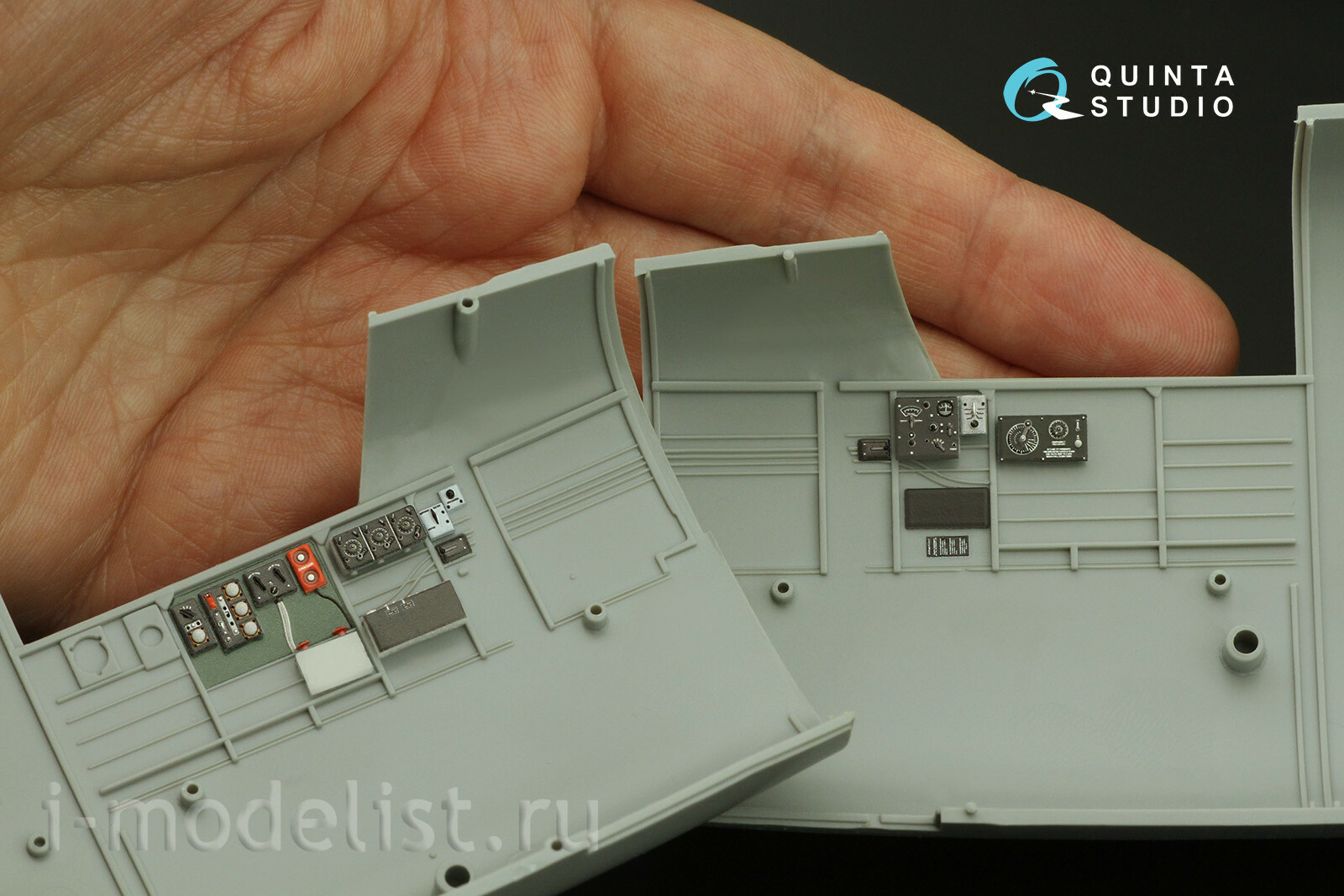 QD32199 Quinta Studio 1/32 3D Декаль интерьера кабины B-25H Mitchell (HK models)