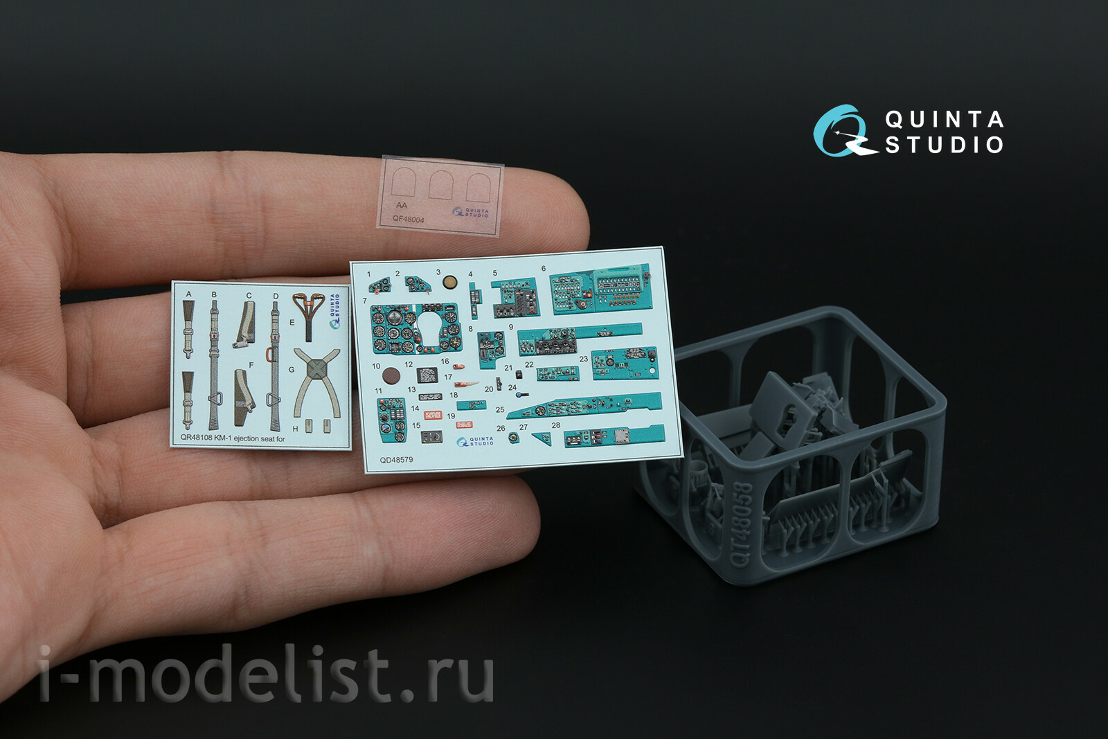QD+48579 Quinta Studio 1/48 3D Декаль интерьера кабины MiGG-21СМТ (Eduard) (с 3D-печатными деталями)