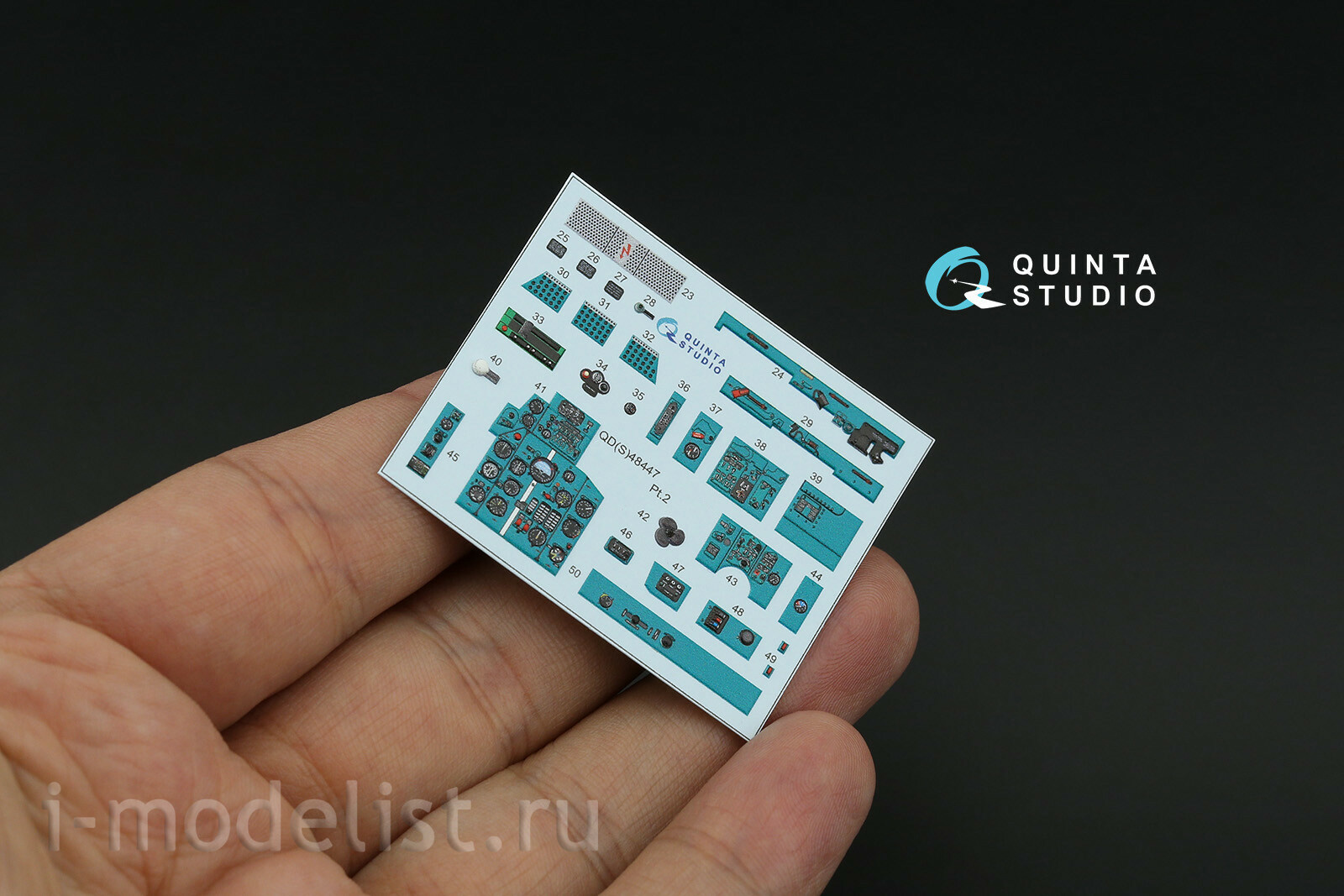 QD48447 Quinta Studio 1/48 3D Декаль интерьера кабины MiGG-21УМ (Трубач)
