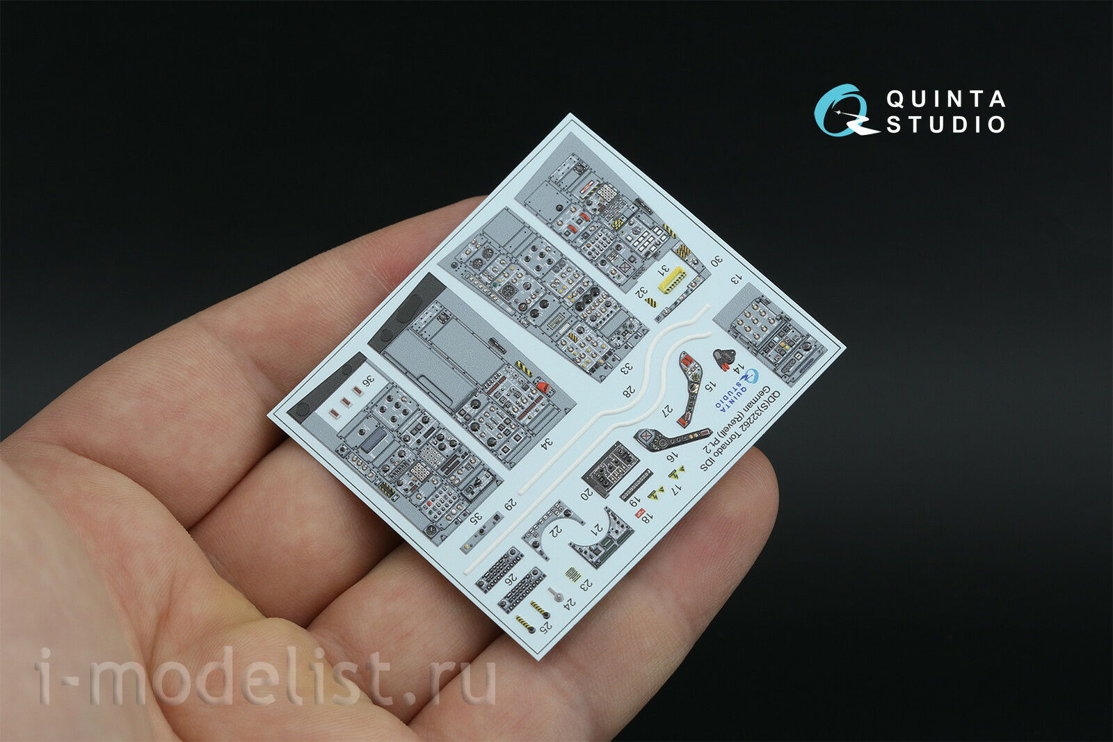QD+32262 Quinta Studio 1/32 3D Декаль интерьера кабины Tornado IDS (ВВС Германии) (Revell) (с 3D-печатными деталями)