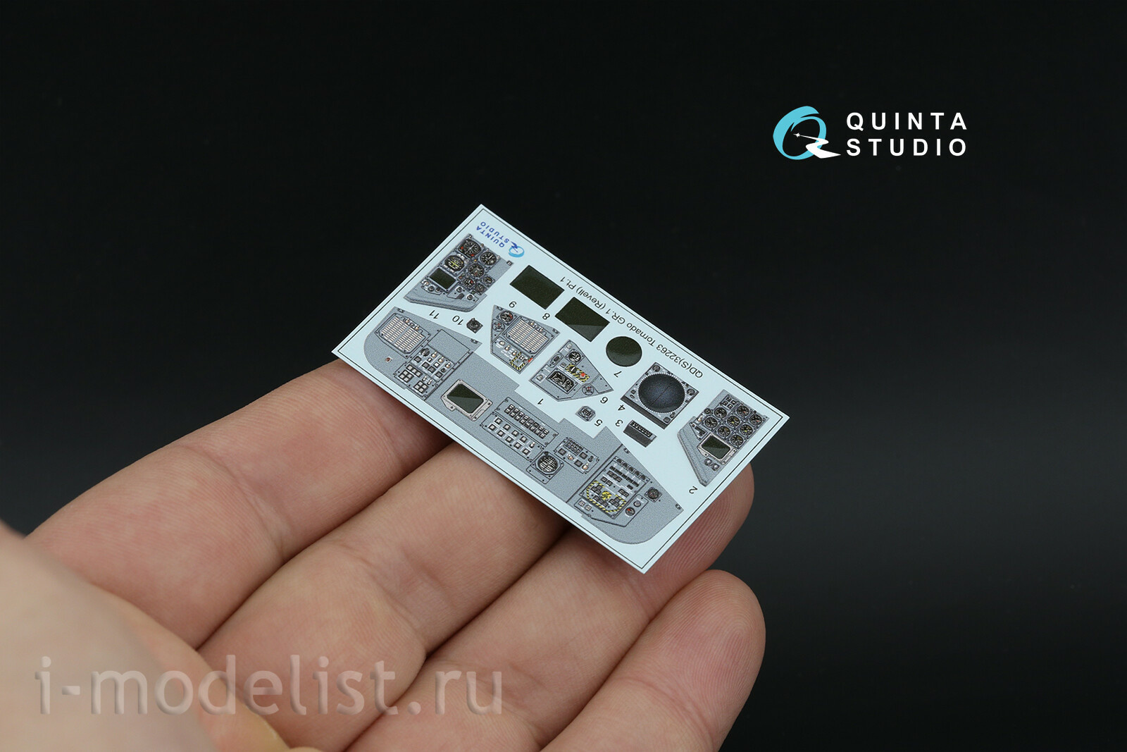 QDS+32263 Quinta Studio 1/32 3D Декаль интерьера кабины Tornado GR.1 (Revell) (с 3D-печатными деталями) (малая версия)