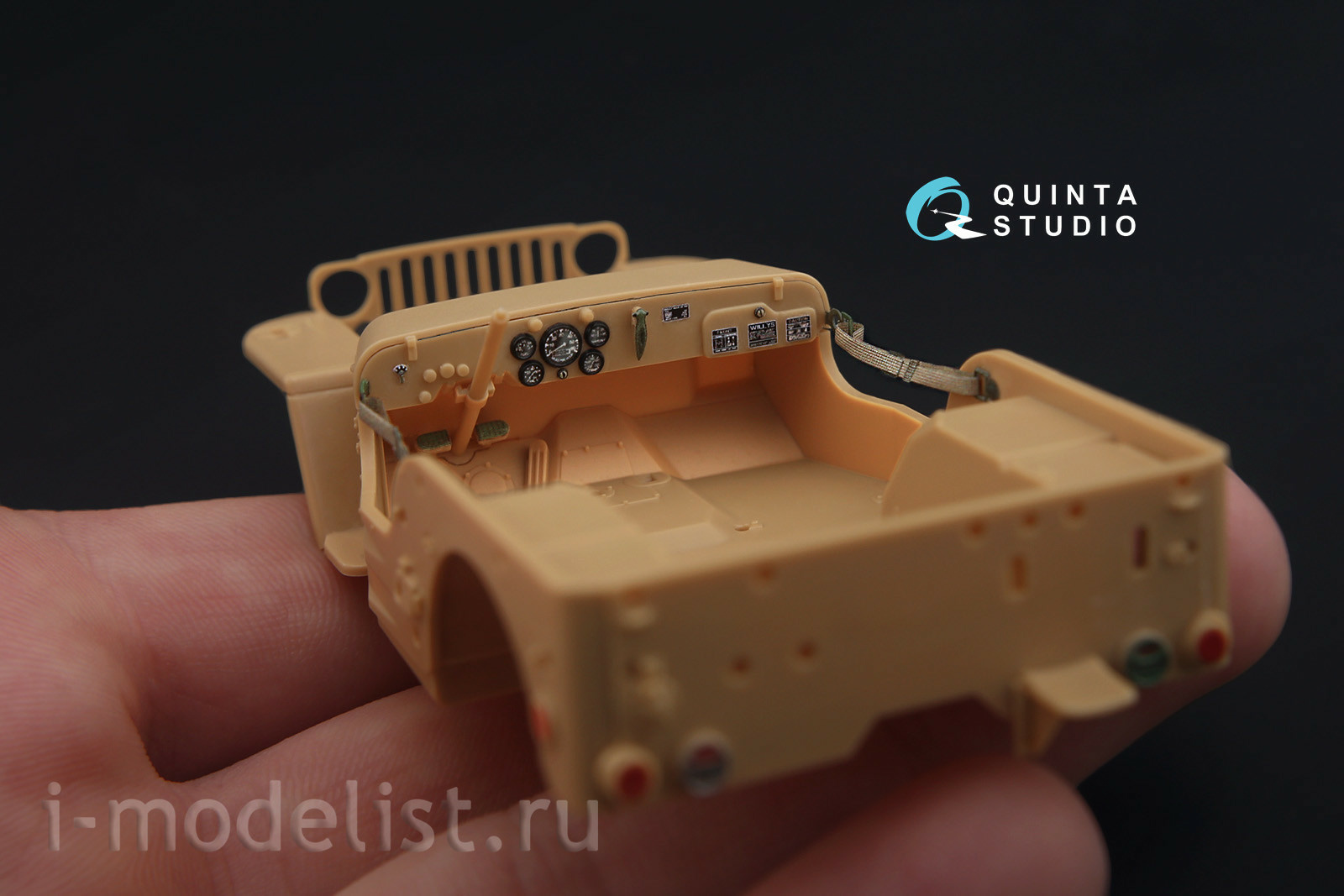 QD35018 Quinta Studio 1/35 3D Декаль интерьера кабины для Willys MB (для любых моделей)