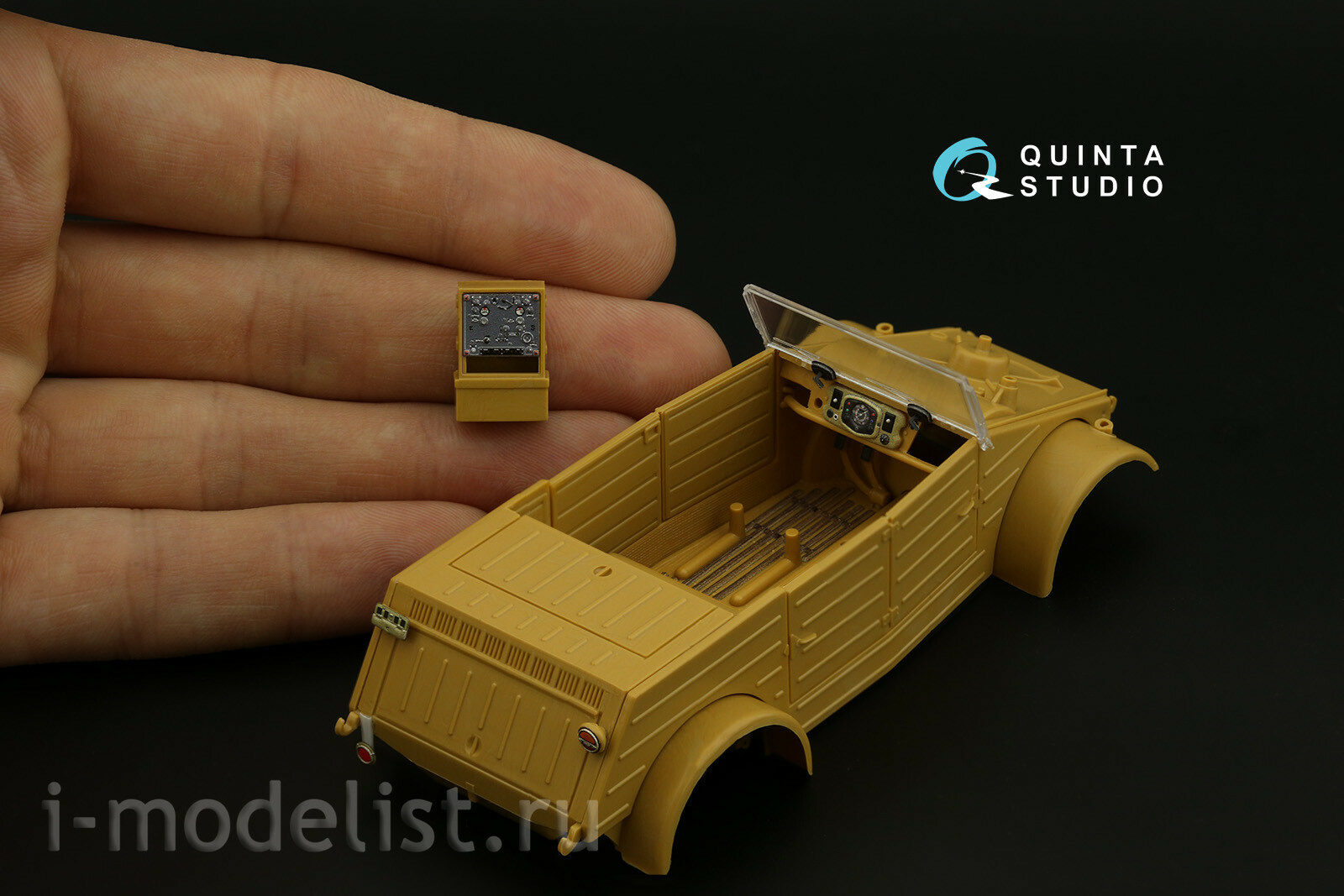 QD35055 Quinta Studio 1/35 3D Декаль интерьера кабины Kubelwagen typ 82 (Italeri)