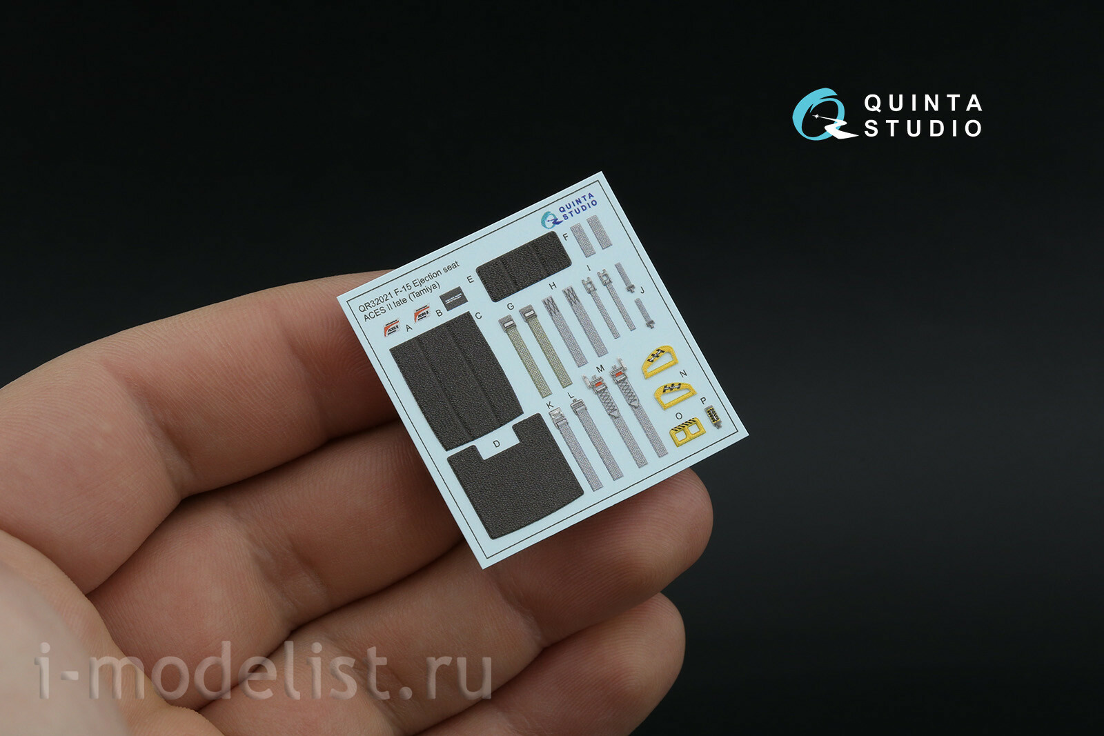 QD+32252 Quinta Studio 1/32 3D Декаль интерьера кабины F-15C PAD-upgraded (Tamiya) (с 3D-печатными деталями)