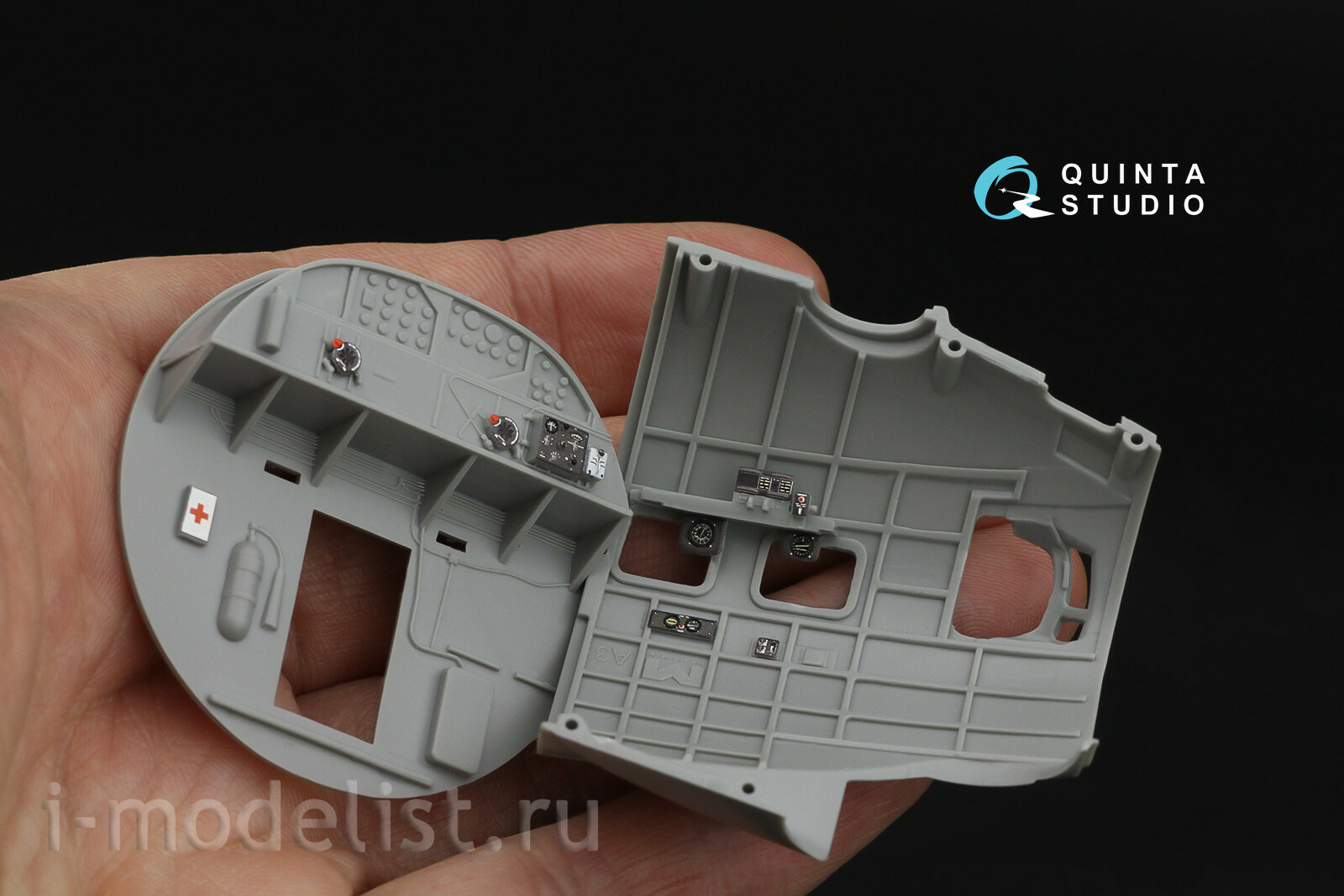 QDS-48561 Quinta Studio 1/48 3D Декаль интерьера кабины Boeing B-17G (HK models) (малая версия)