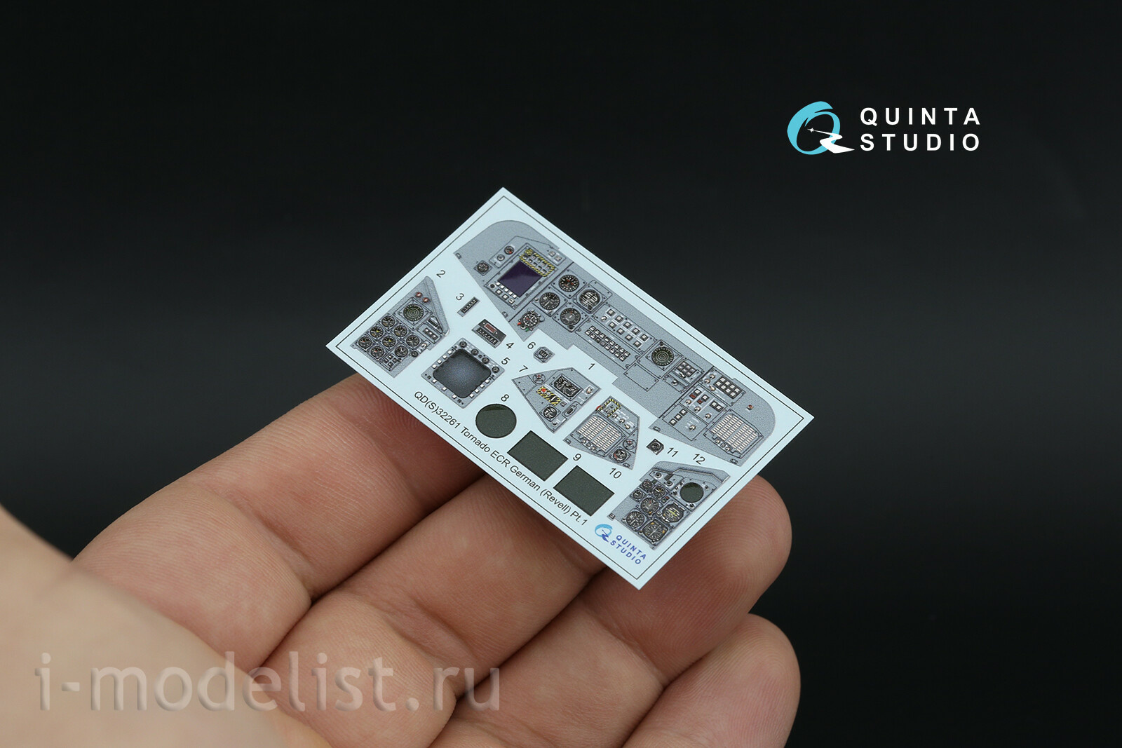 QD+32261 Quinta Studio 1/32 3D Декаль интерьера кабины Tornado ECR (ВВС Германии) (Revell) (с 3D-печатными деталями)