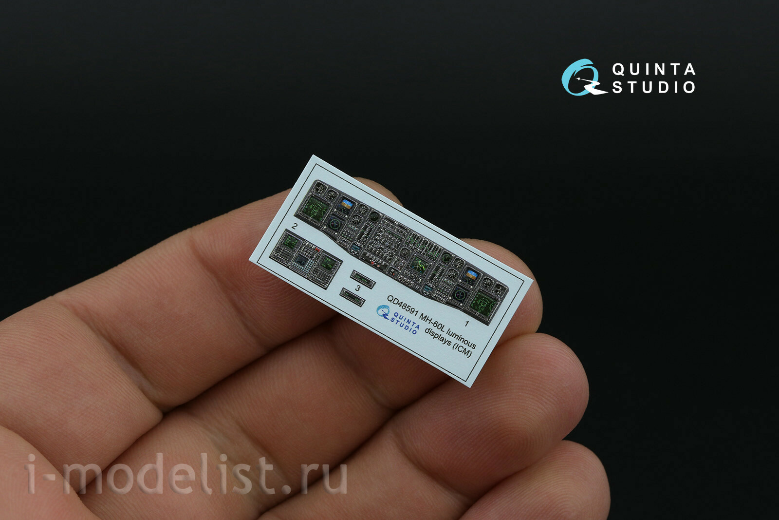 QD48591 Quinta Studio 1/48 3D Декаль MH-60L Blackhawk включенные дисплеи для наборов QD+48590/QDS-48590 (ICM)