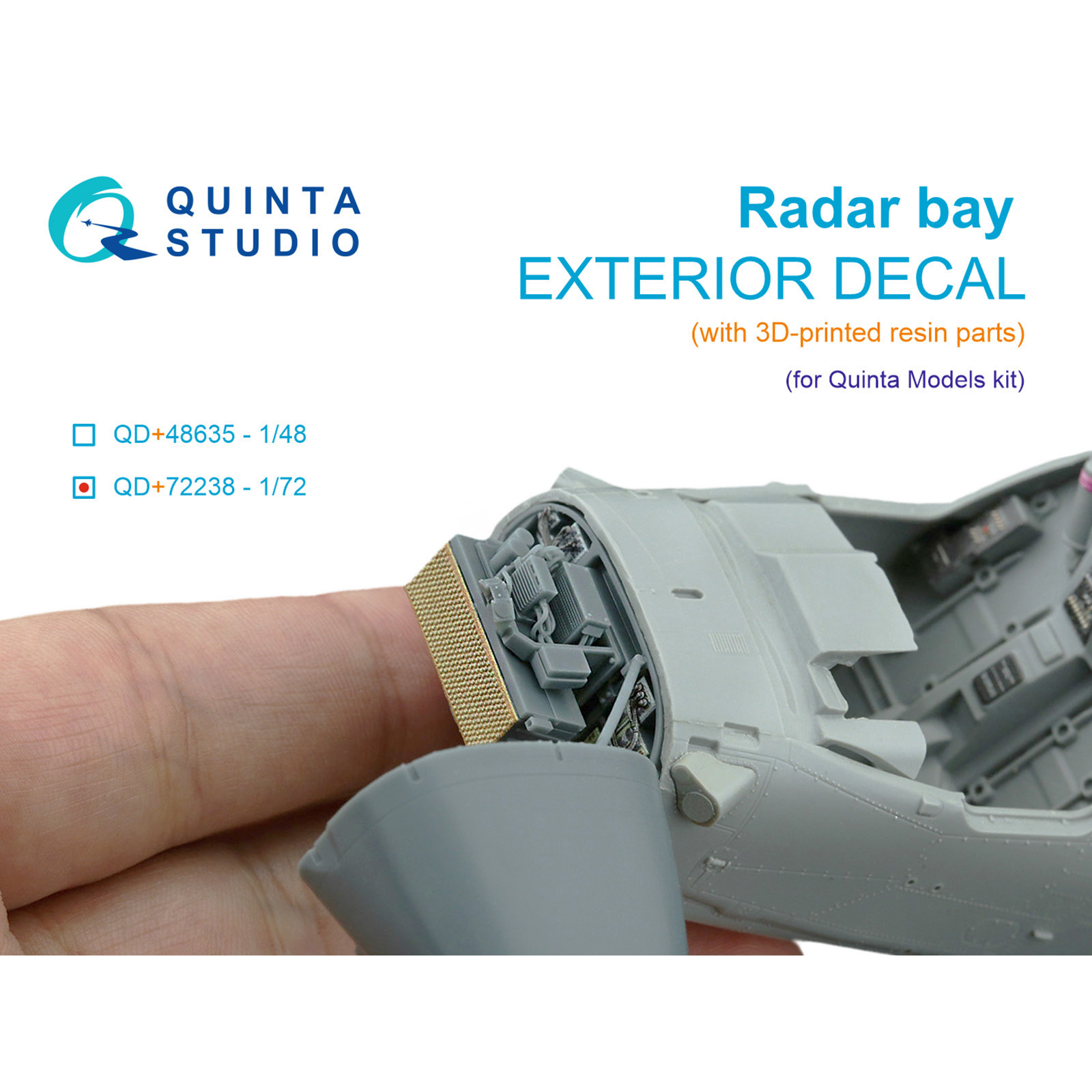 QD+72238 Quinta Studio 1/72 Радарный отсек для K-52М (Quinta Models) (с 3D-печатными деталями)