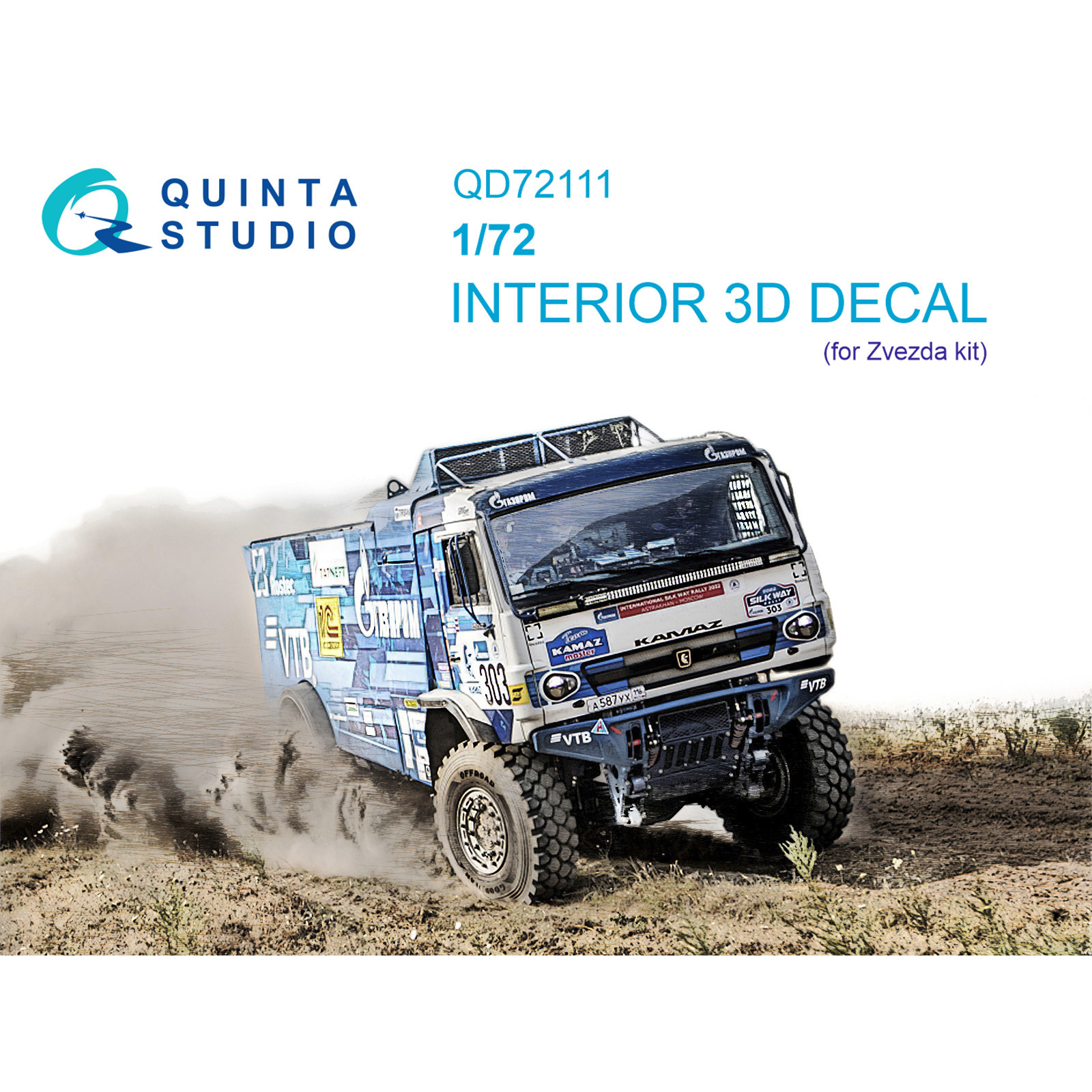 QD72111 Quinta Studio 1/72  3D Декаль интерьера кабины для модели Звезда 