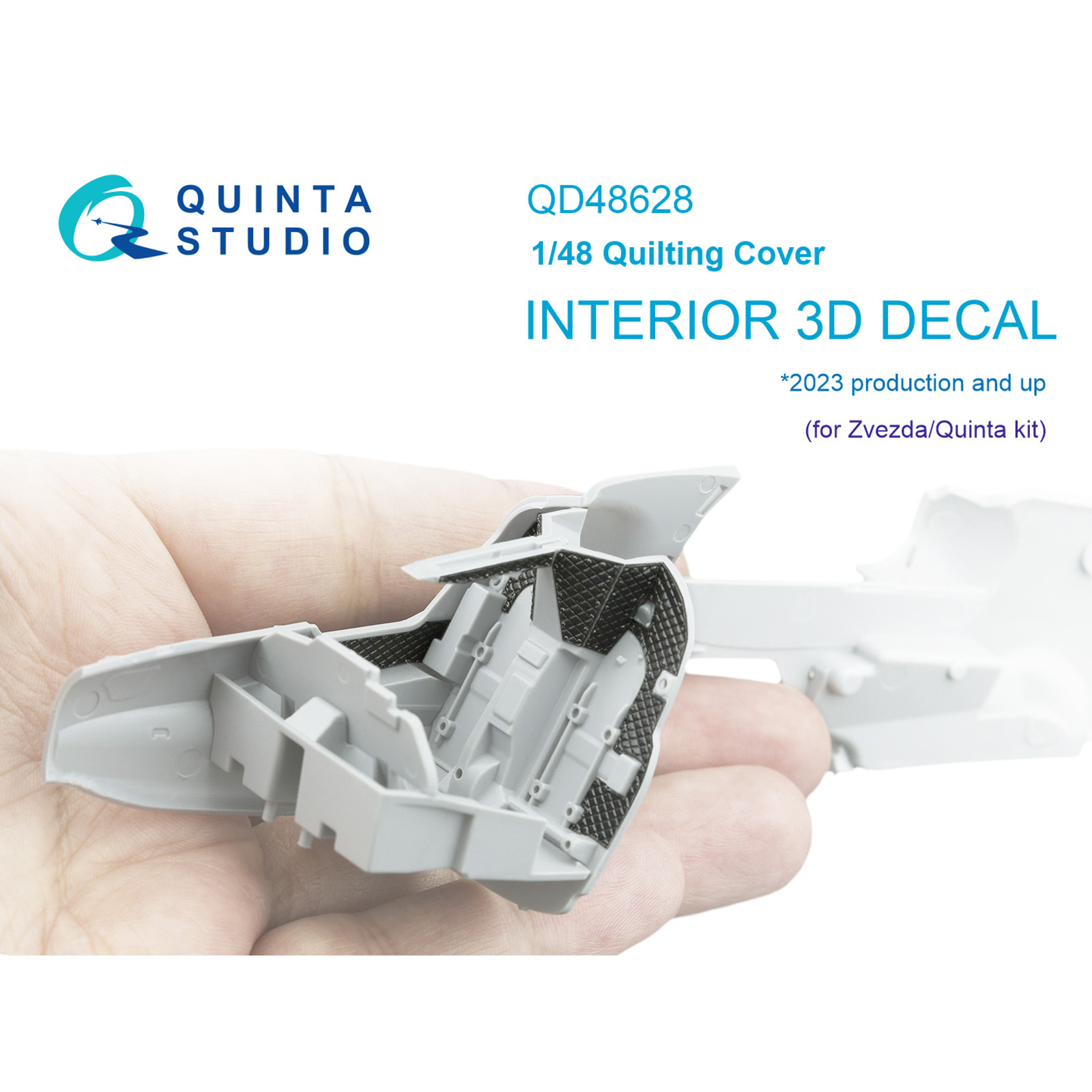 QD48628 Quinta Studio 1/48 Стеганая обивка кабины для Ка-52/52М (Звезда/Quinta Models)