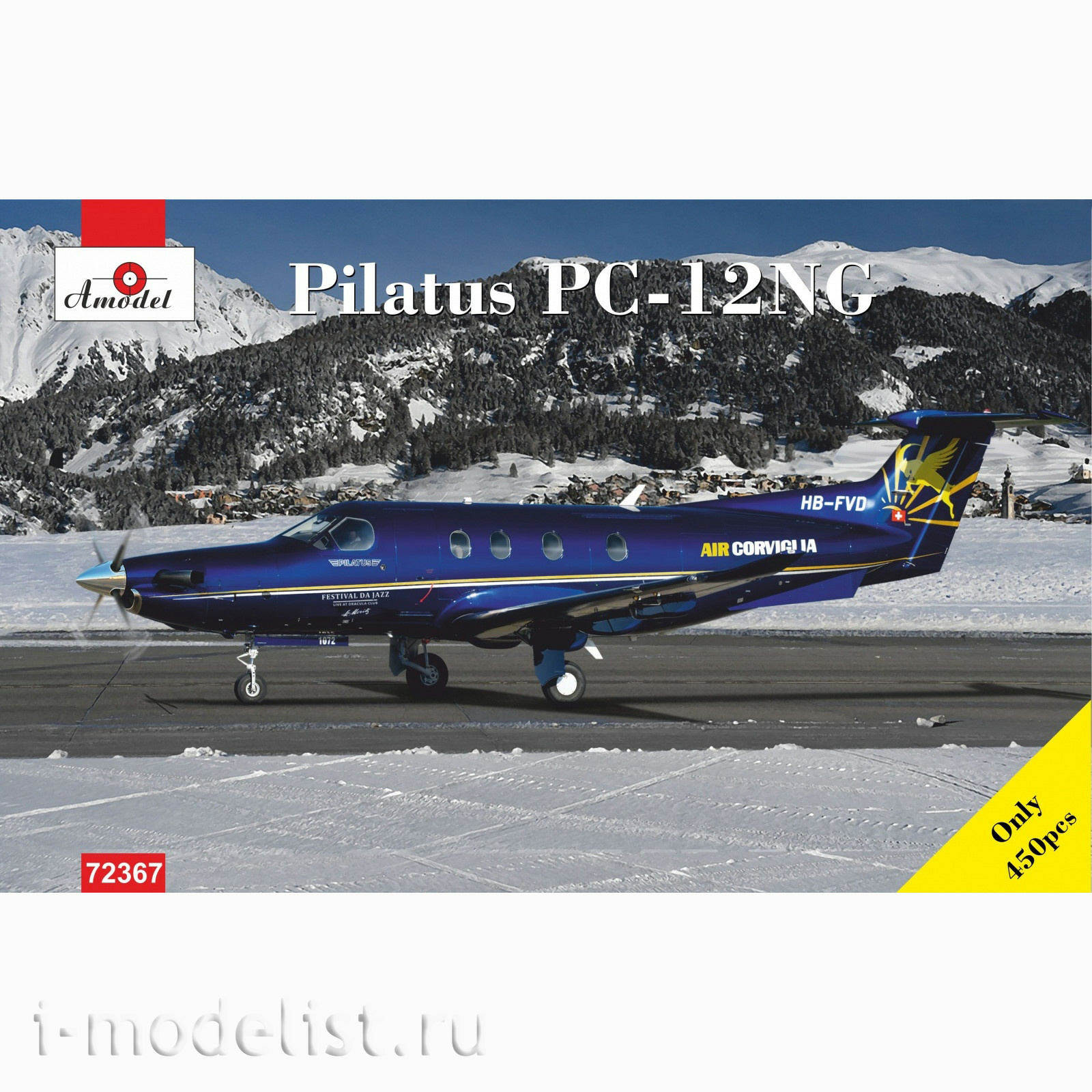 72367 Amodel 1/72 Самолет Pilatus PC-12NG