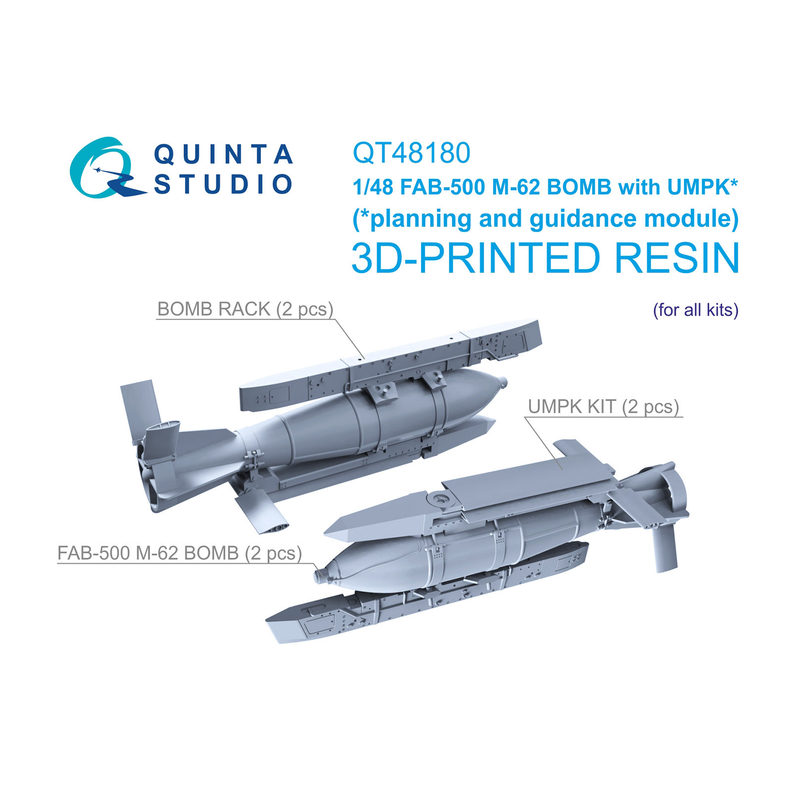 QT48180 Quinta Studio 1/48 ФАБ-500 М-62 с УМПК
